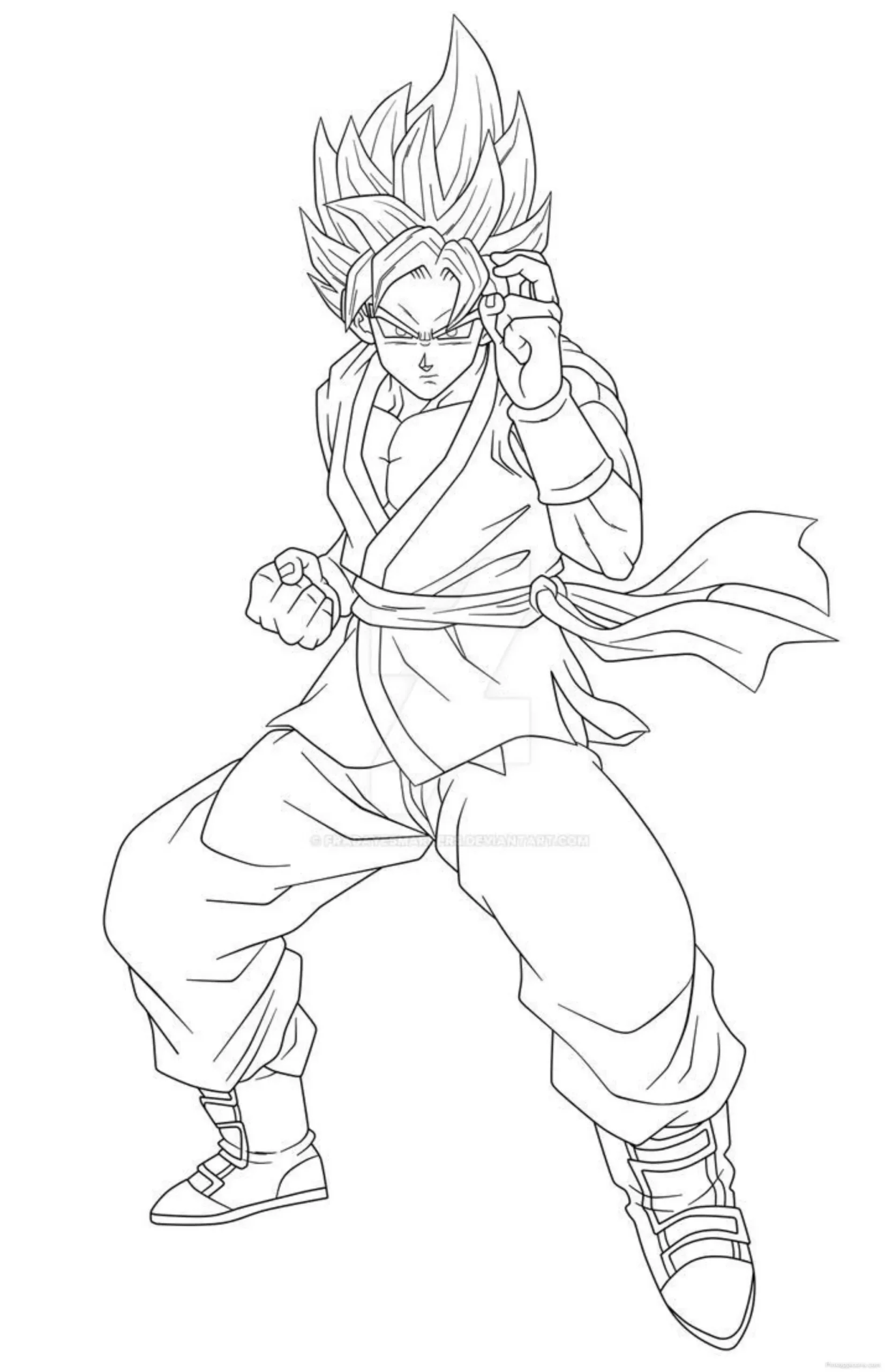 Action Pose Goku Drawing Ideas for Anime Fans scaled Action Pose Goku Drawing Ideas for Anime Fans