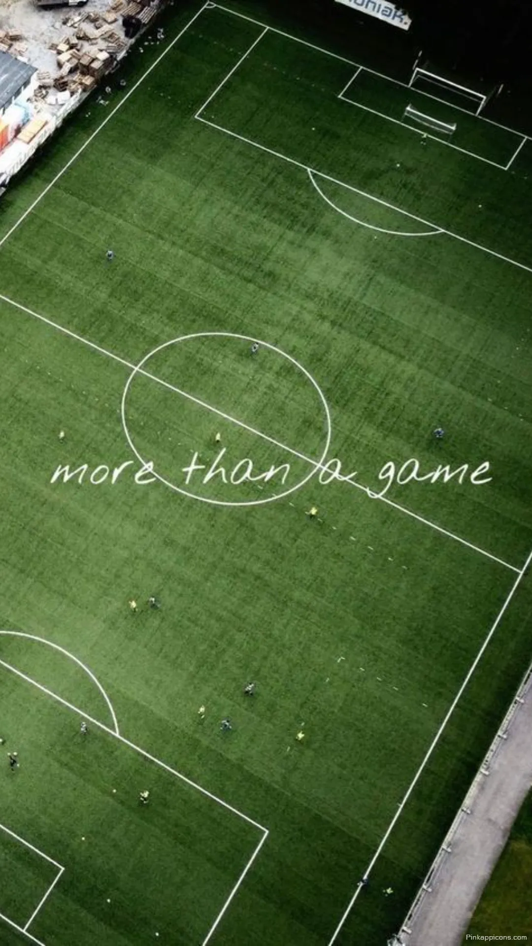 Aerial View Football Wallpaper for Phone More Than a Game Quote Aerial View Football Wallpaper for Phone More Than a Game Quote
