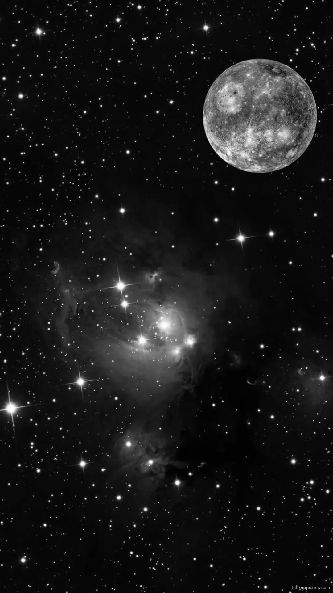 Aesthetic Star Wallpaper A Dark Universe Scene with a Celestial Moon for Your Phone Aesthetic Star Wallpaper A Dark Universe Scene with a Celestial Moon for Your Phone