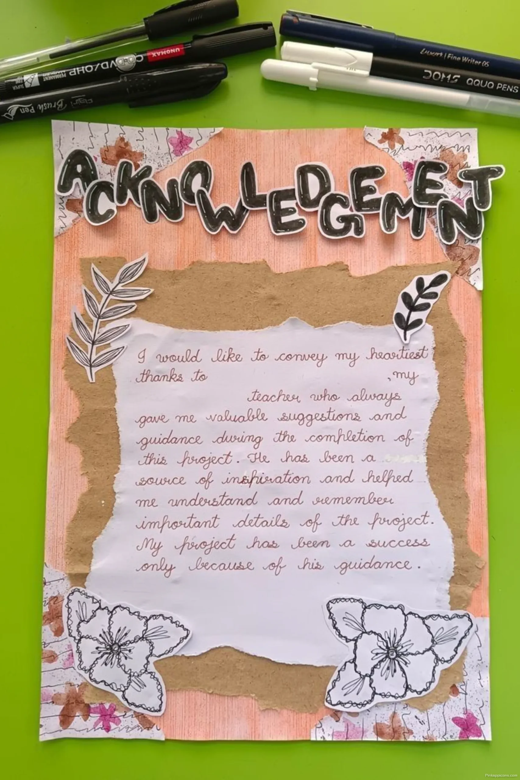 Aesthetic Torn Paper School Project Front Page Design Sample Acknowledgement Page Ideas scaled Aesthetic Torn Paper School Project Front Page Design Sample Acknowledgement Page Ideas