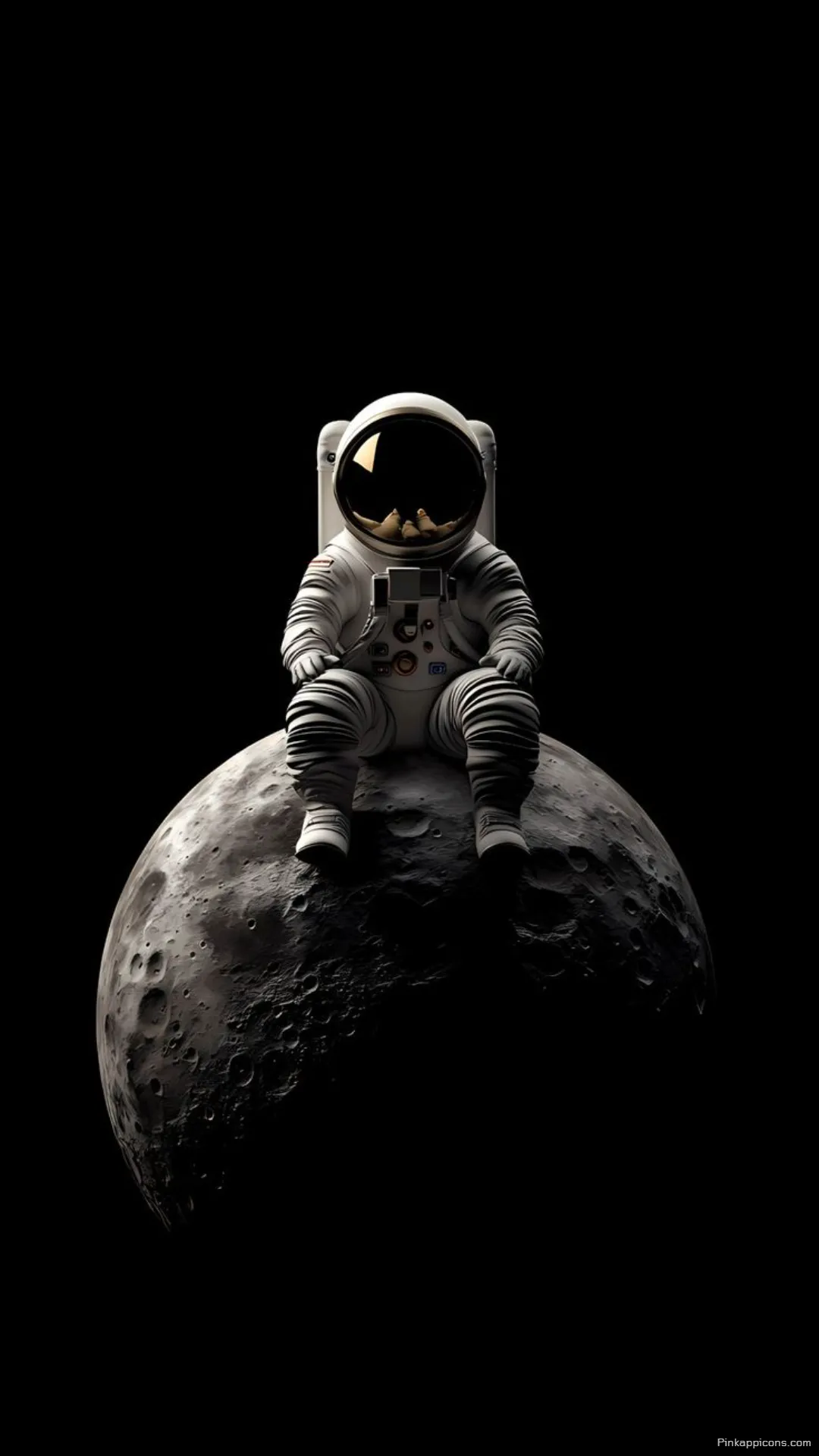 Amazing iPhone Wallpaper An astronaut sitting on the moon a classic and unique wallpaper Amazing iPhone Wallpaper An astronaut sitting on the moon, a classic and unique wallpaper.
