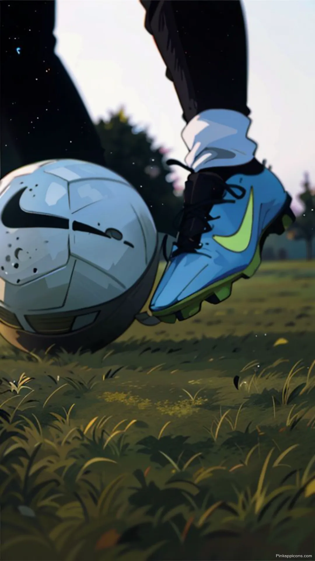 Artistic Football Wallpaper for Phone Players Cleats and a Soccer Ball Artistic Football Wallpaper for Phone Player’s Cleats and a Soccer Ball
