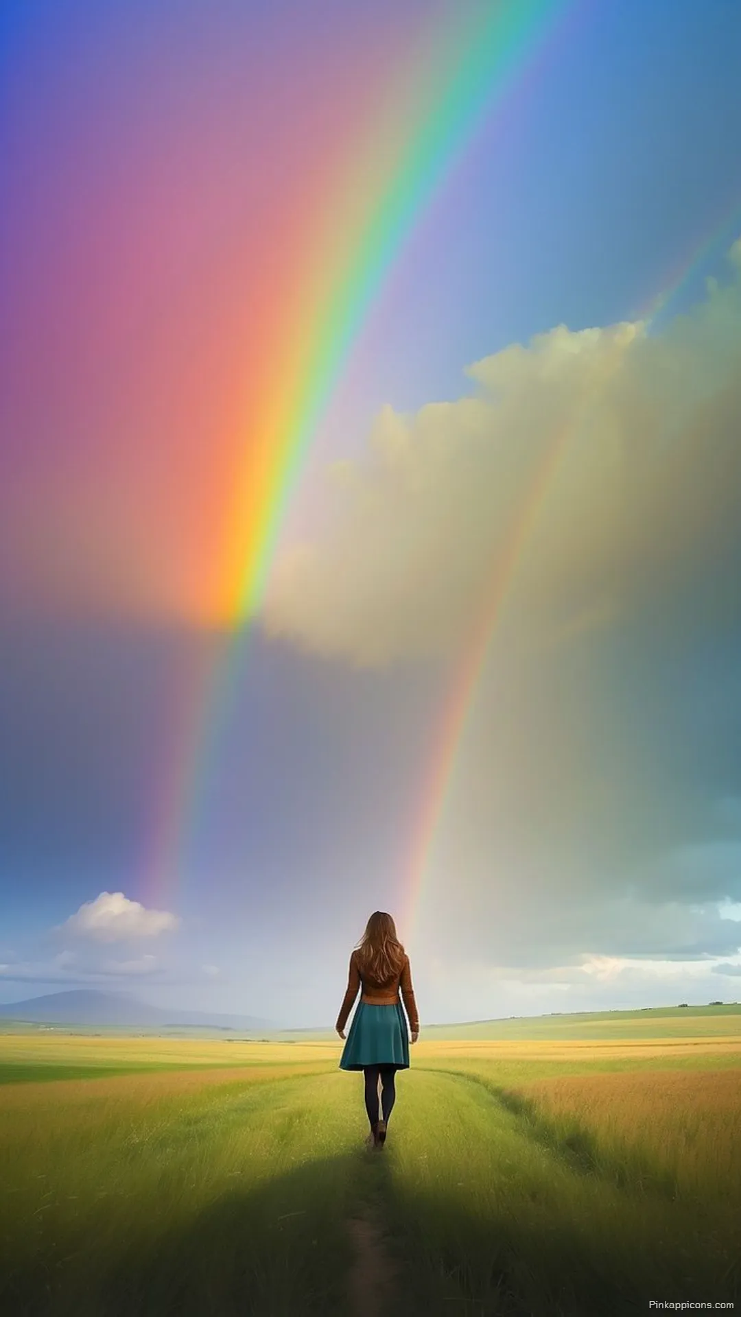 Beautiful Double Rainbow Wallpaper A Majestic Scene for Your Phone Screen Beautiful Double Rainbow Wallpaper A Majestic Scene for Your Phone Screen
