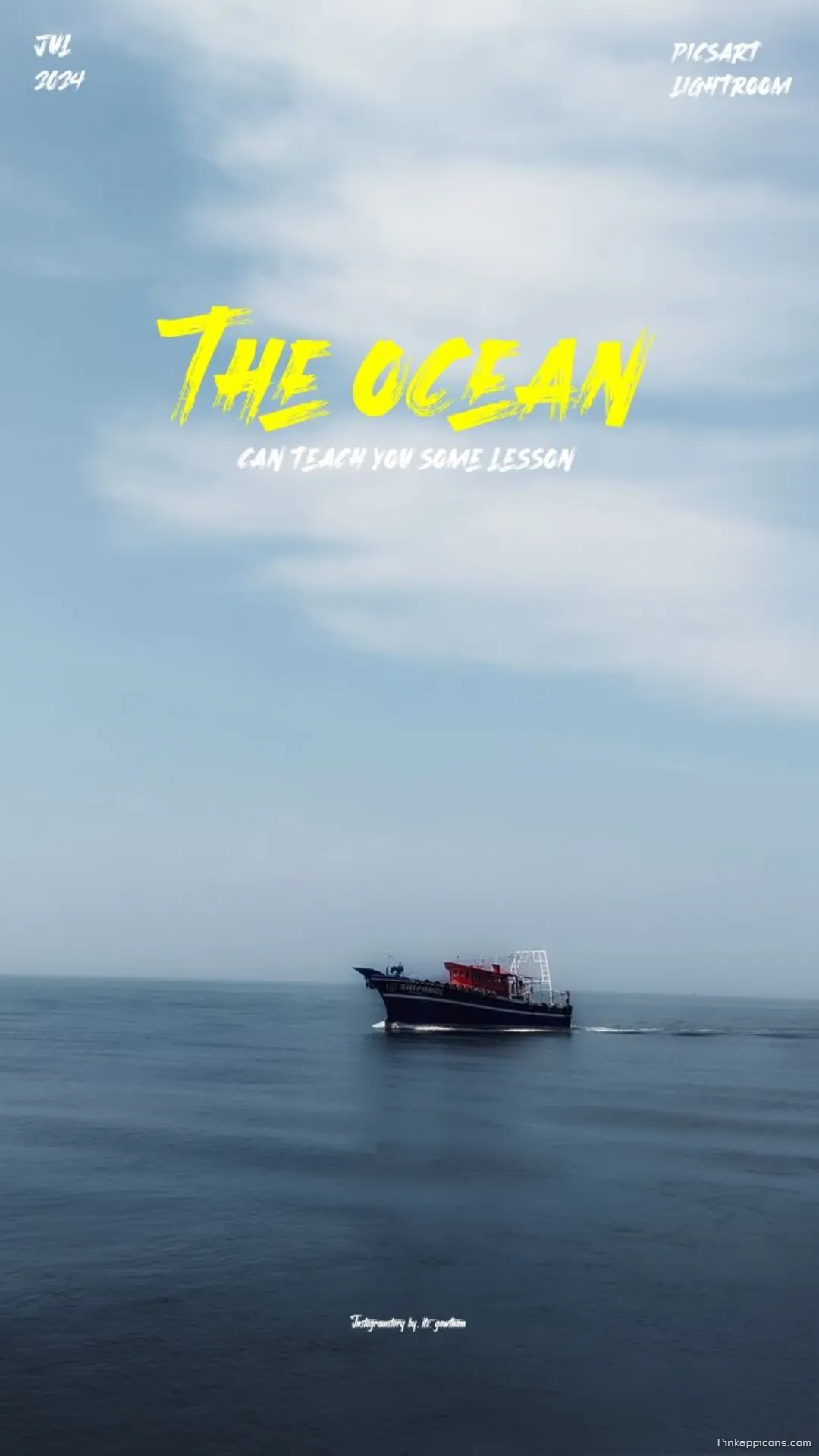 Bold Yellow Typography on Ocean View Creative Beach Story Ideas for Instagram Bold Yellow Typography on Ocean View Creative Beach Story Ideas for Instagram.