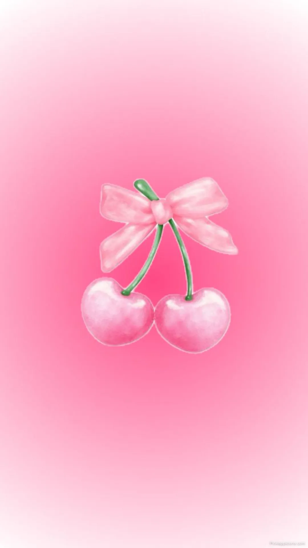 Bow Wallpaper for Phone Adorable Pink Cherries Mobile Screen Bow Wallpaper for Phone Adorable Pink Cherries Mobile Screen