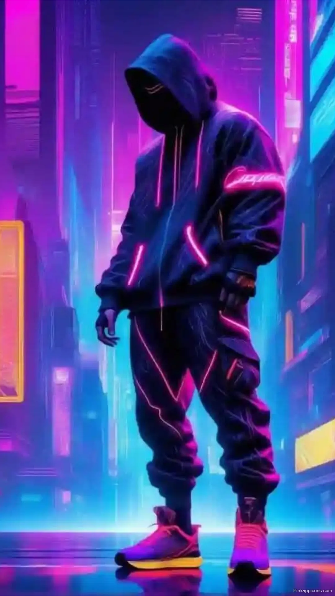 Boys Wallpaper HD Cool Anime Boy with Neon Lights and Hoodie in a Cyber City Boys Wallpaper HD Cool Anime Boy with Neon Lights and Hoodie in a Cyber City