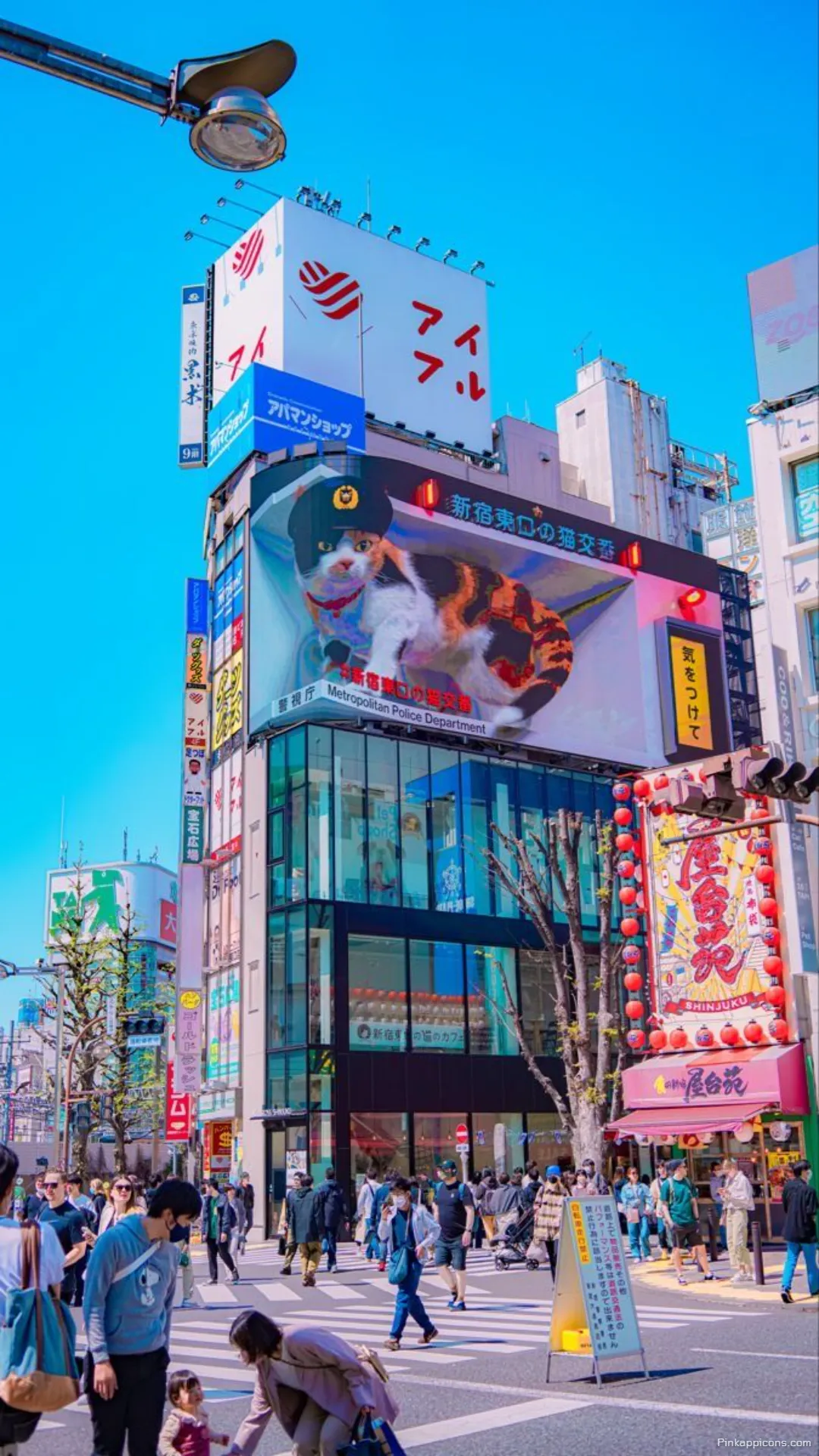 Bustling Tokyo street scene featuring iconic digital screens and a pedestrian crowd a dynamic urban Tokyo wallpaper Bustling Tokyo street scene featuring iconic digital screens and a pedestrian crowd, a dynamic urban Tokyo wallpaper