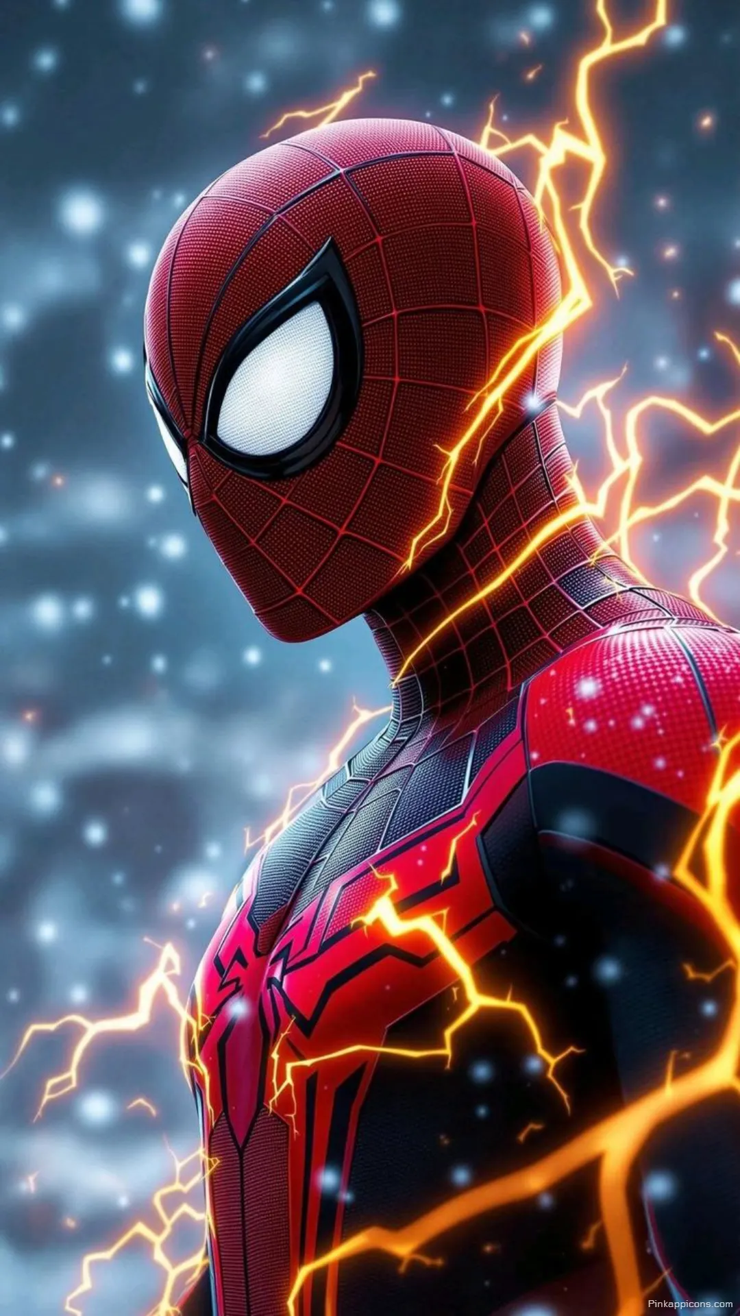 Charged Up Spider Man Glowing Energy Mobile Wallpaper Intense Hero Spiderman Aesthetic Charged Up Spider-Man Glowing Energy Mobile Wallpaper Intense Hero Spiderman Aesthetic.