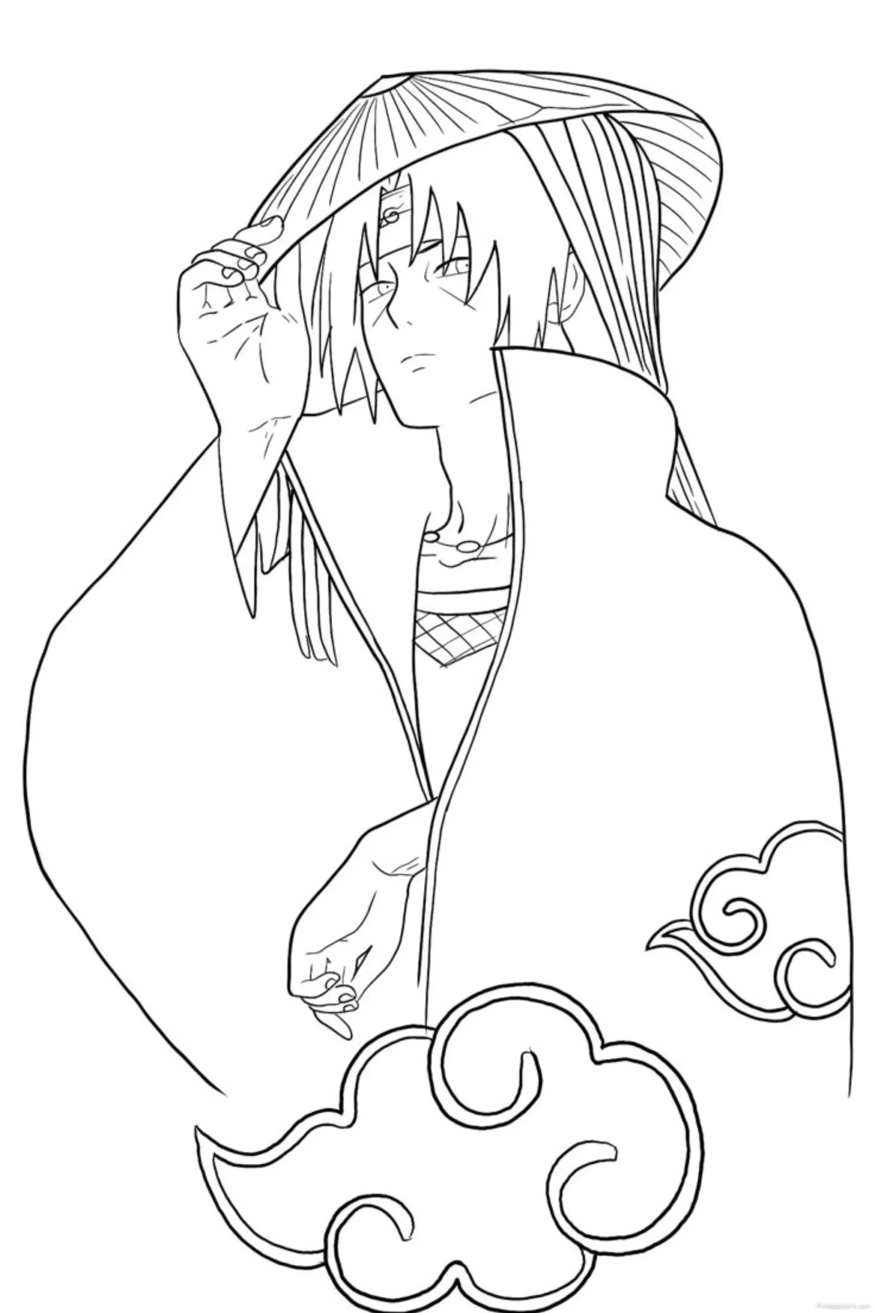 Cool Itachi Uchiha with Hat An Iconic Anime Drawing for Your Sketchbook scaled Cool Itachi Uchiha with Hat An Iconic Anime Drawing for Your Sketchbook.