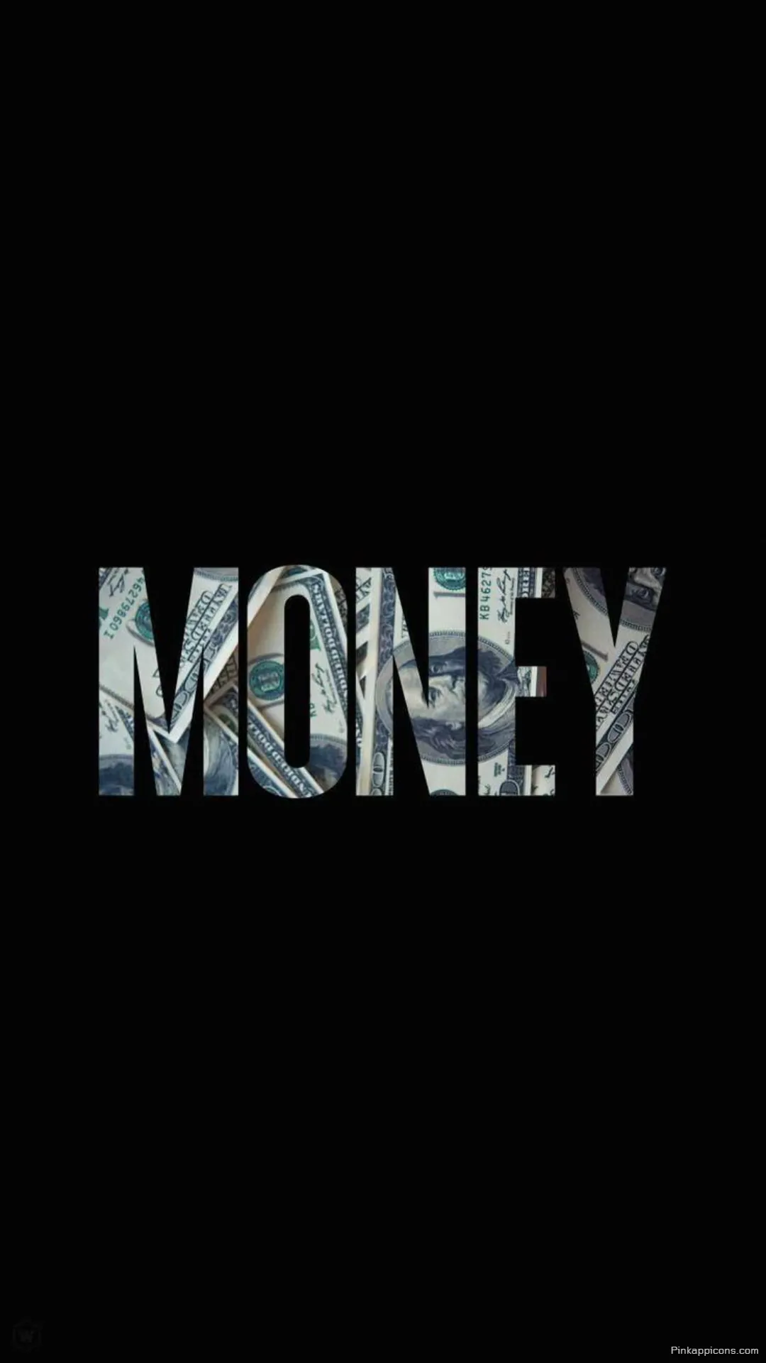 Creative Money Wallpaper for Phone MONEY Text with Bills Creative Money Wallpaper for Phone MONEY Text with Bills