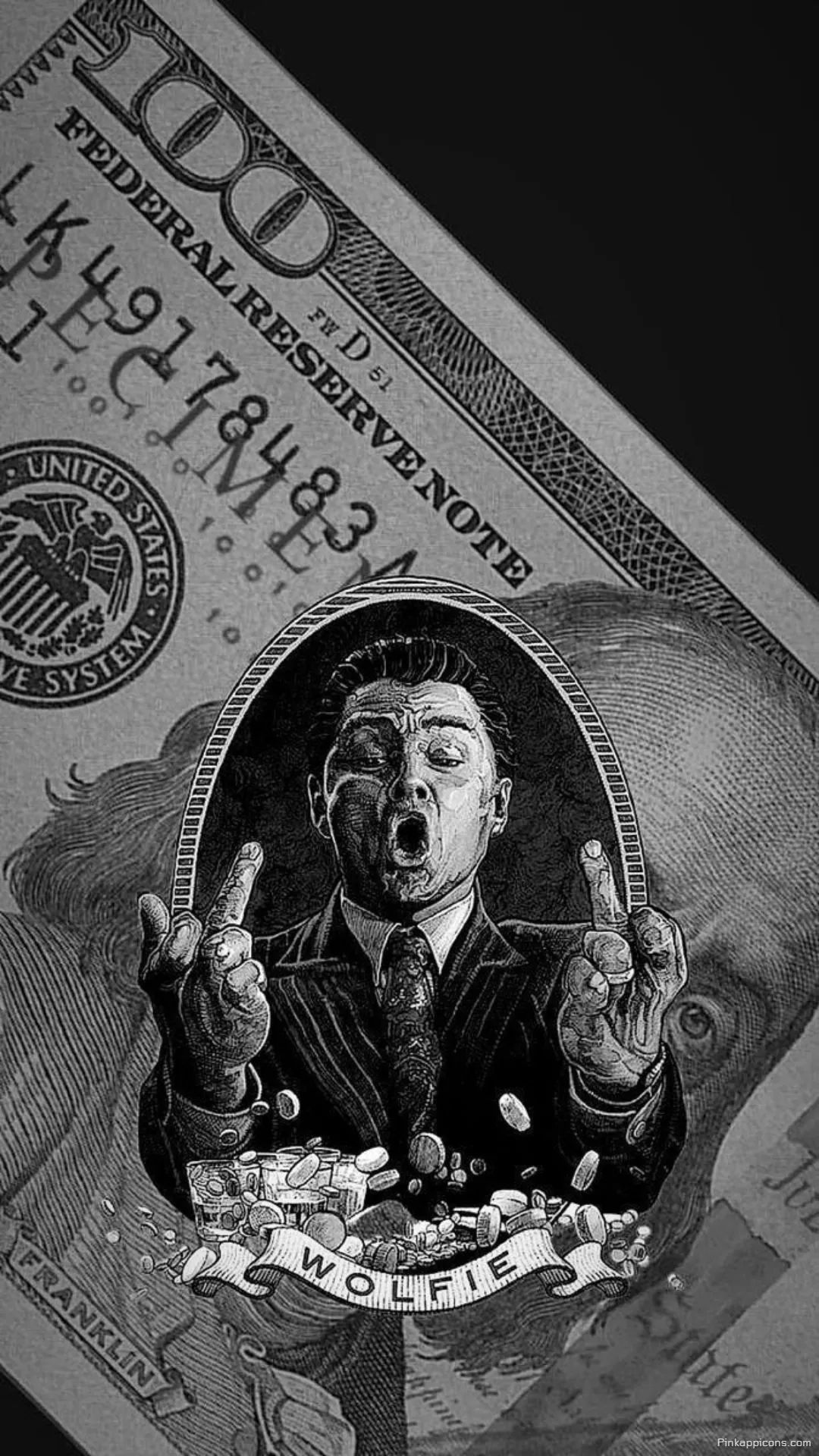 Creative Money Wallpaper with a Bold and Eye Catching Illustration Creative Money Wallpaper with a Bold and Eye-Catching Illustration