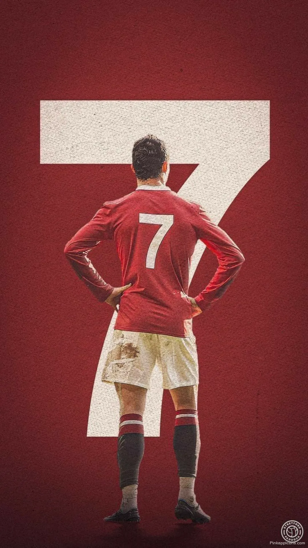 Cristiano Ronaldo Football Wallpaper Back View with Number 7 Cristiano Ronaldo Football Wallpaper Back View with Number 7