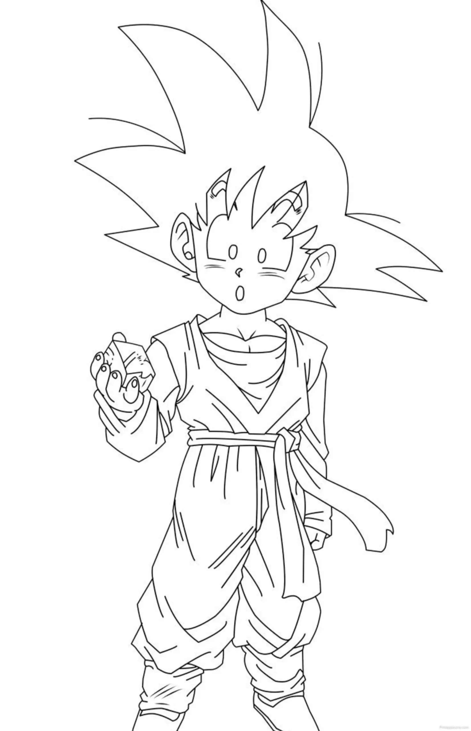 Cute Kid Goku Drawing Ideas for Beginners scaled Cute Kid Goku Drawing Ideas for Beginners