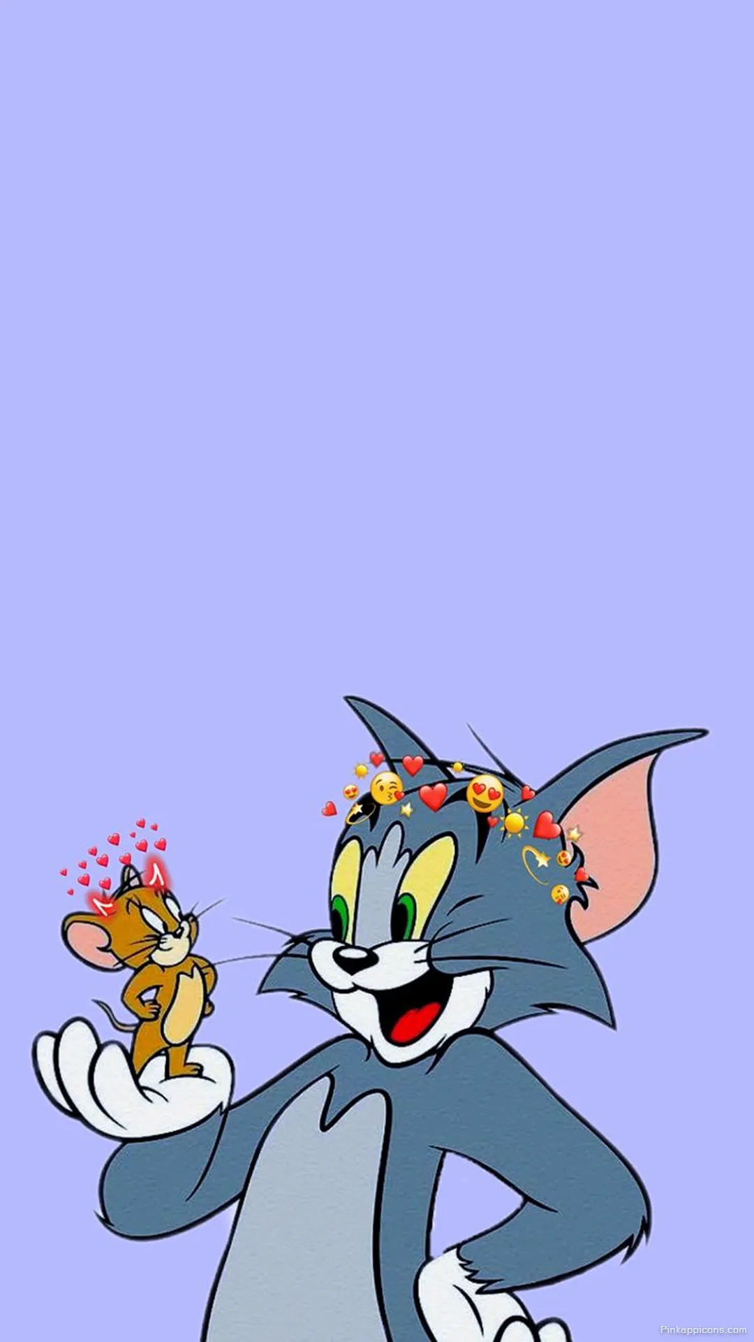 Cute Tom and Jerry HD Wallpaper Emoji Crown Phone Wallpaper Art Cute Tom and Jerry HD Wallpaper Emoji Crown Phone Wallpaper Art