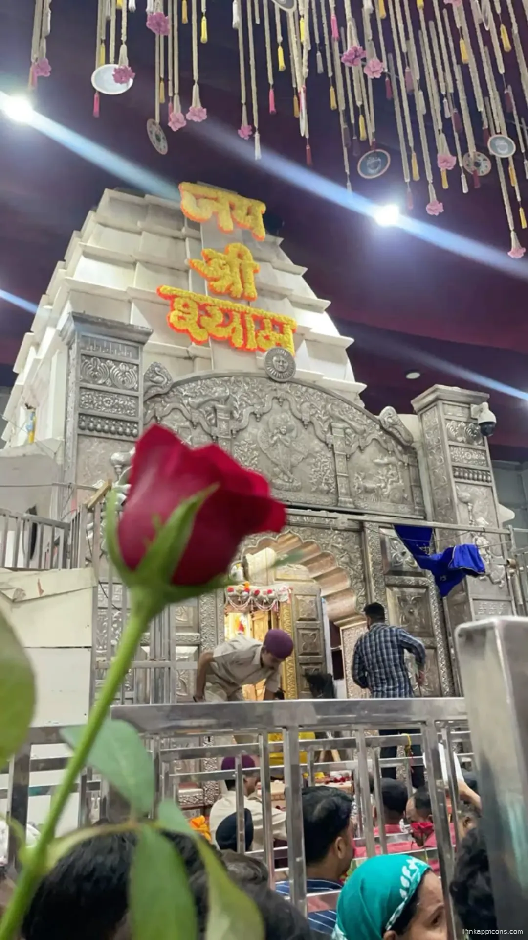 Divine Architecture Ornate Khatushyam Ji Temple Entrance Beautiful for Your Spiritual Phone Wallpaper Divine Architecture Ornate Khatushyam Ji Temple Entrance, Beautiful for Your Spiritual Phone Wallpaper