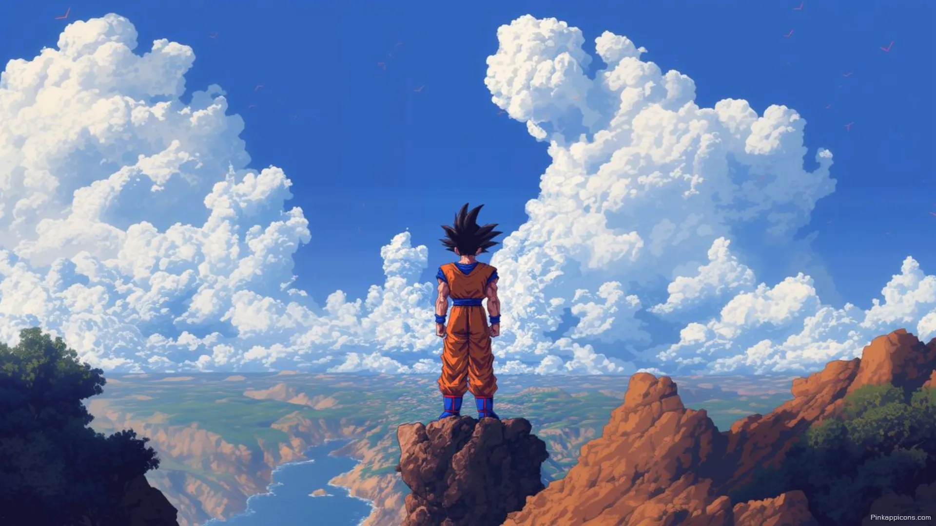 Dragon Ball Z Goku Anime Wallpaper for Laptop Majestic Clouds and River View for Mobile Display Dragon Ball Z Goku Anime Wallpaper for Laptop – Majestic Clouds and River View for Mobile Display