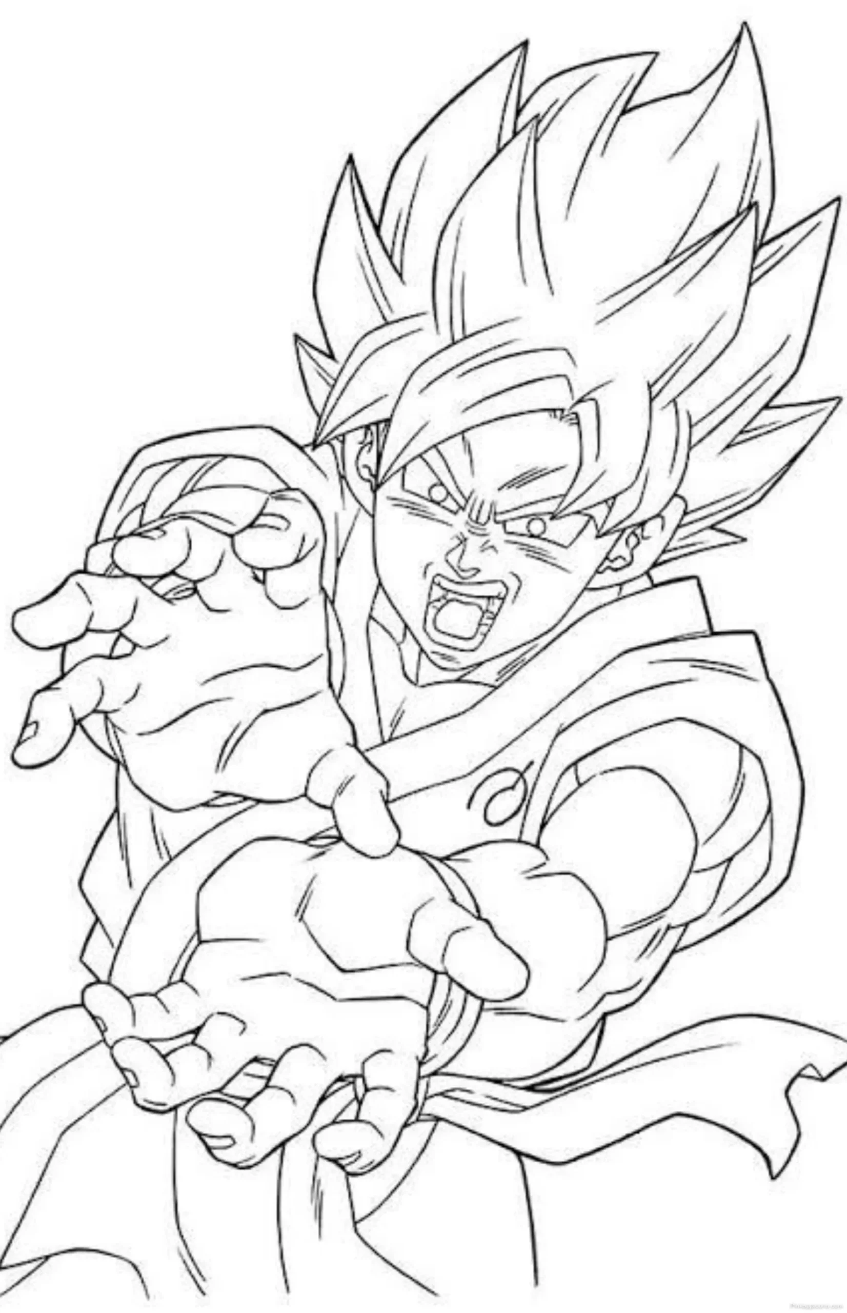 Drawing Ideas for a Super Saiyan Goku Unleashing Power scaled Drawing Ideas for a Super Saiyan Goku Unleashing Power