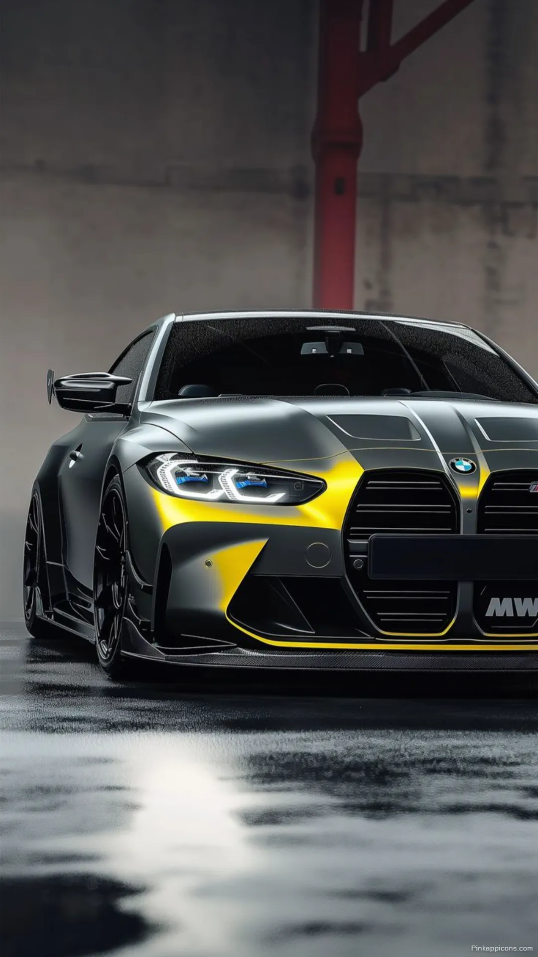 Dynamic BMW Wallpaper of a High Performance Car in a Dark Garage Dynamic BMW Wallpaper of a High-Performance Car in a Dark Garage