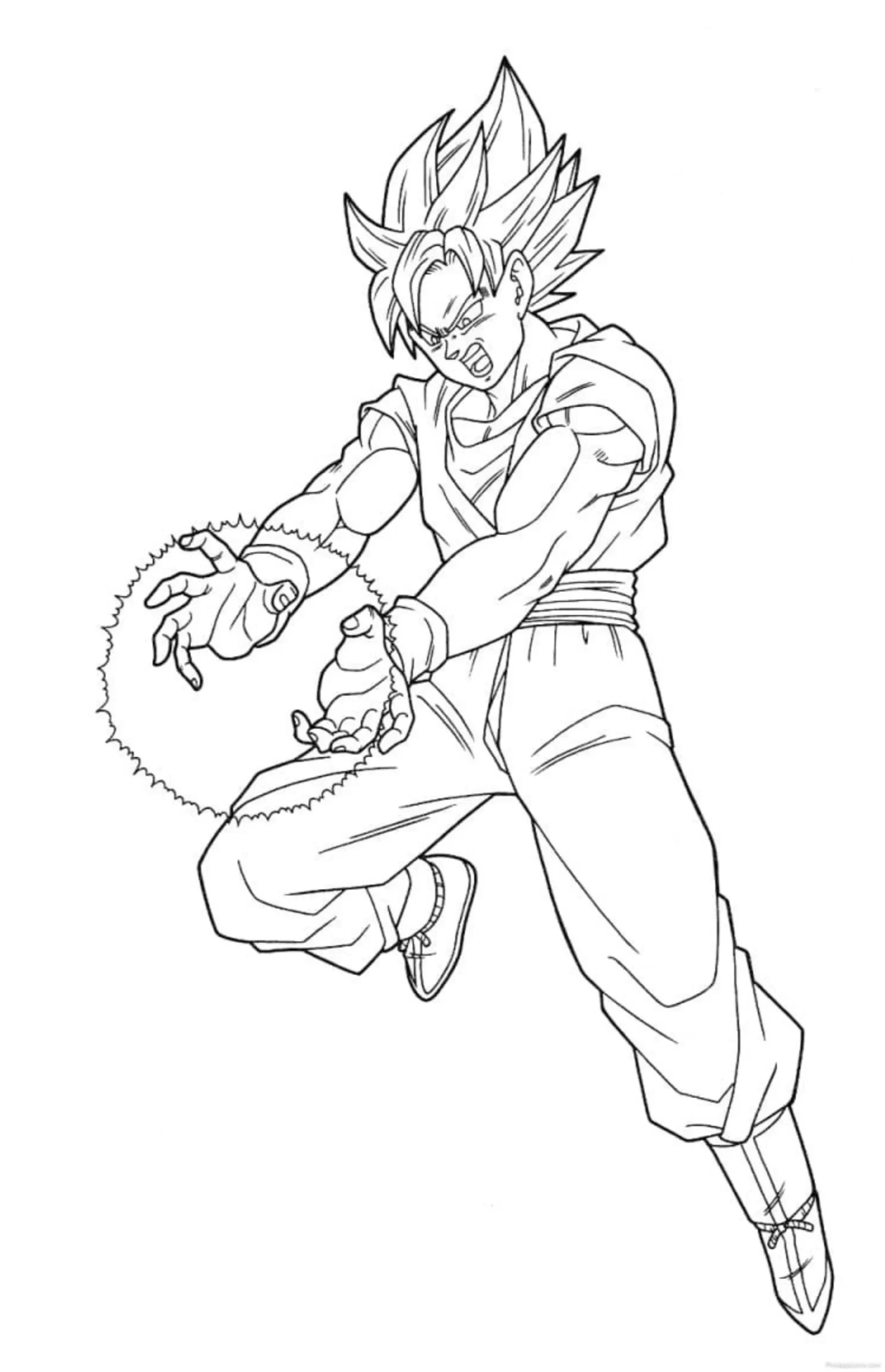 Dynamic Goku Drawing Ideas for Battle Scenes scaled Dynamic Goku Drawing Ideas for Battle Scenes