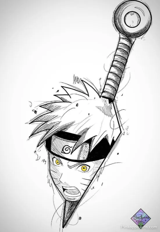 Dynamic Naruto Drawing Ideas Unleash the Power of the Flying Raijin Kunai with This Phone Sketch Dynamic Naruto Drawing Ideas Unleash the Power of the Flying Raijin Kunai with This Phone Sketch.