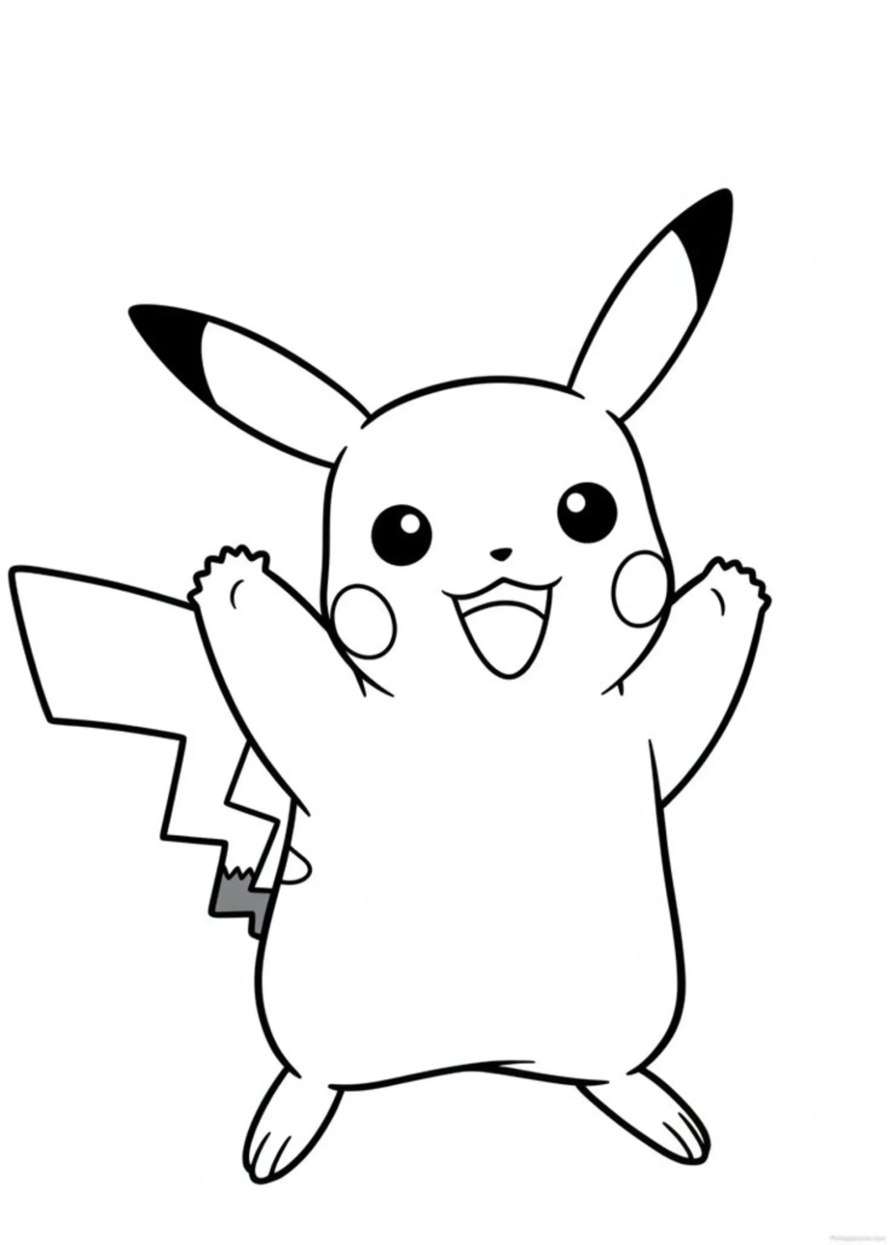 Easy Cartoon Pikachu Drawing with a Big Smile scaled Easy Cartoon Pikachu Drawing with a Big Smile