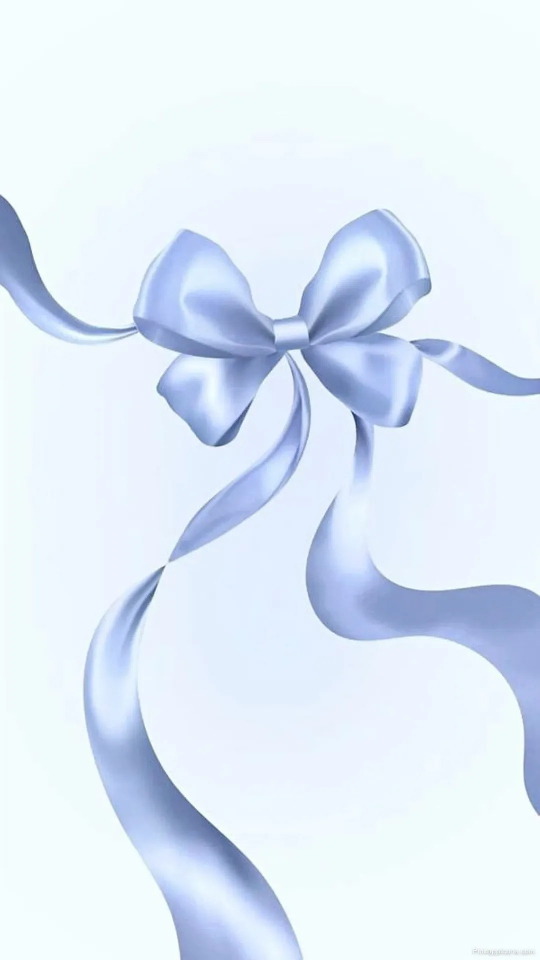 Elegant Blue Bow Wallpaper Flowing Ribbon Phone Background Elegant Blue Bow Wallpaper Flowing Ribbon Phone Background