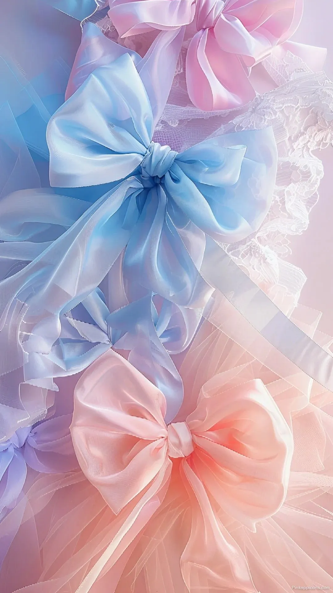 Elegant Bow Wallpaper Soft Lace and Ribbon Phone Wallpaper Elegant Bow Wallpaper Soft Lace and Ribbon Phone Wallpaper