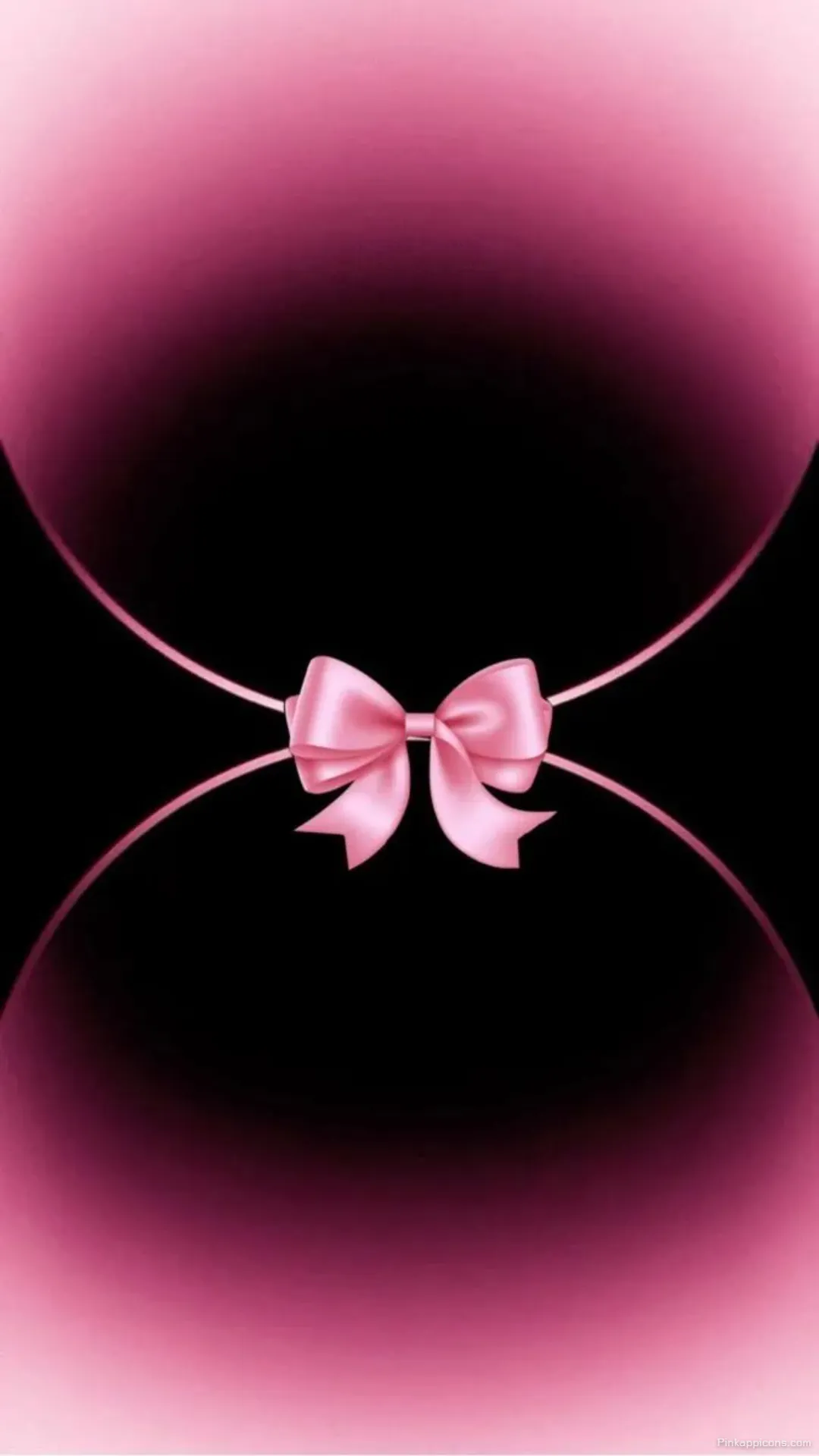 Elegant Pink Bow Wallpaper Black and Pink Gradient Phone Background Elegant Pink Bow Wallpaper Black and Pink Gradient Phone Background