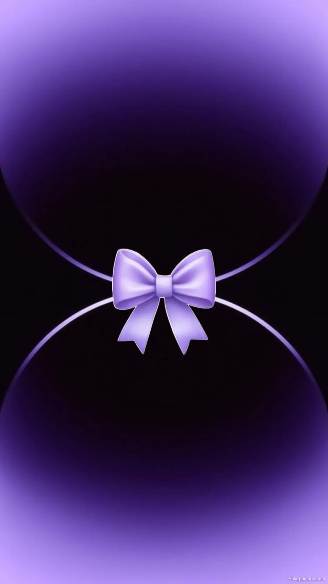 Elegant Purple Bow Wallpaper Dark Gradient Phone Background Elegant Purple Bow Wallpaper Dark Gradient Phone Background