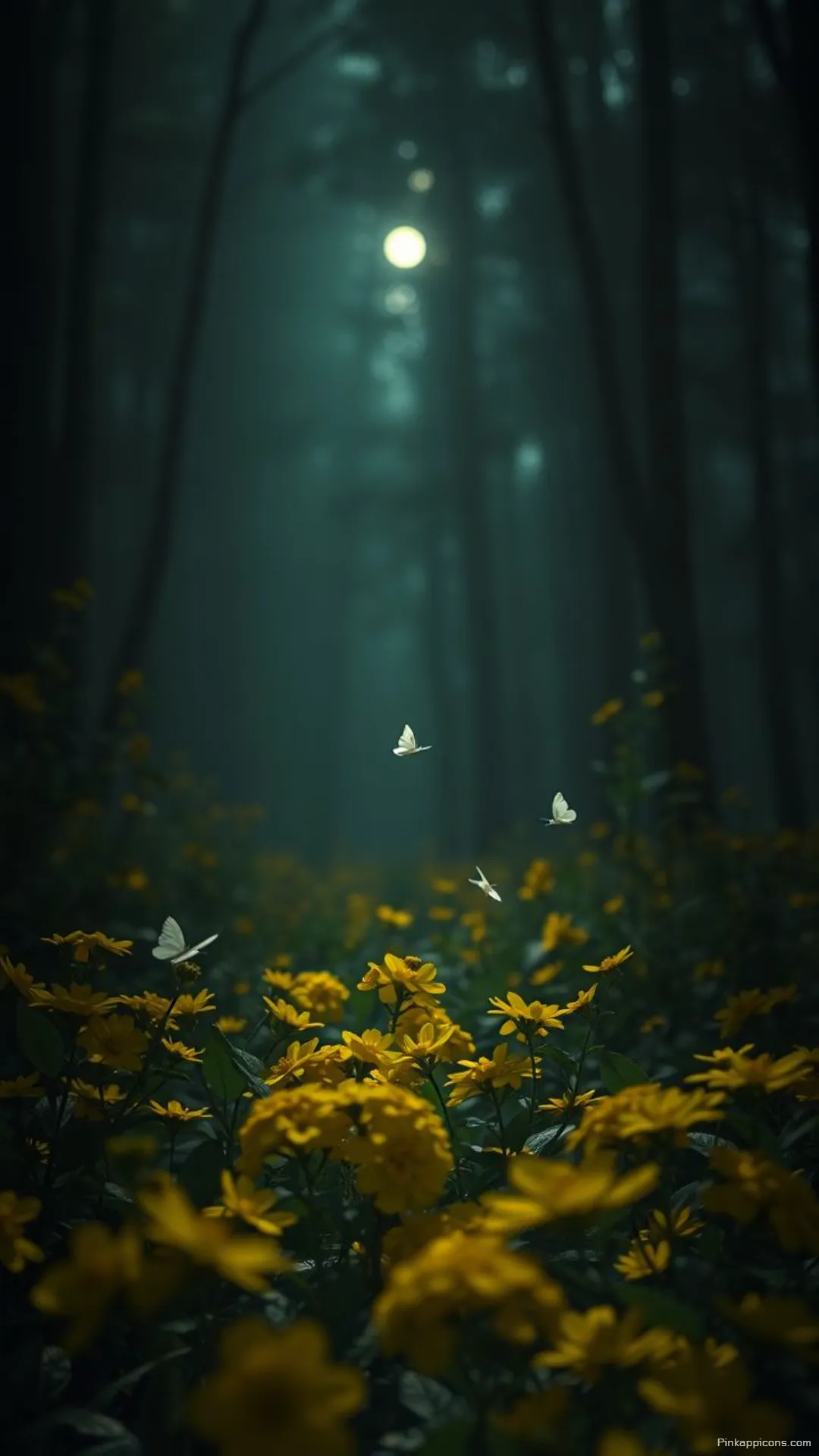 Ethereal Forest Nature Wallpaper for Phone Butterflies in the Mist Ethereal Forest Nature Wallpaper for Phone Butterflies in the Mist