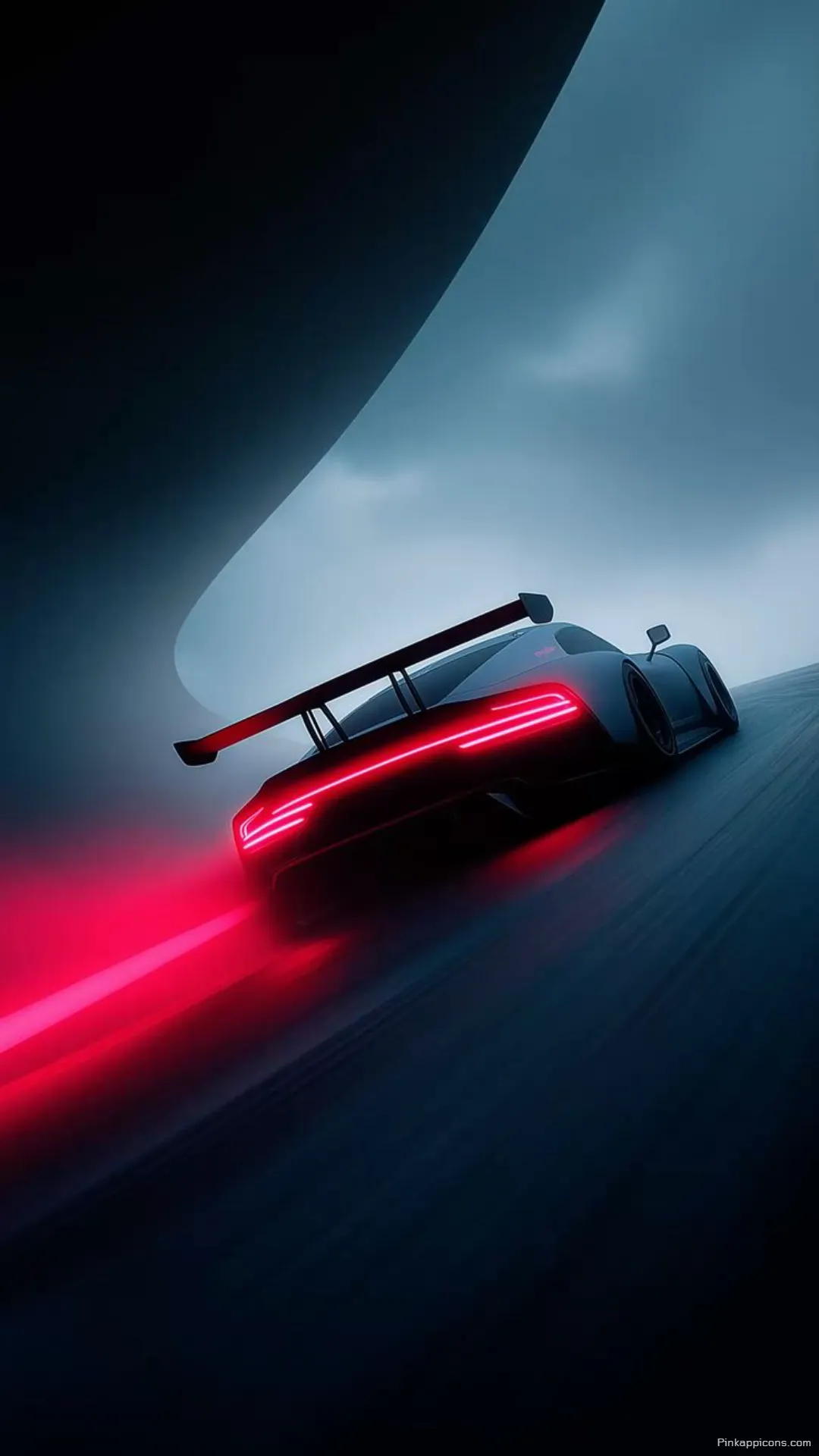Experience the Thrill of Speed with This Dark Aesthetic Racing Porche Wallpaper for Mobile Experience the Thrill of Speed with This Dark Aesthetic Racing Porche Wallpaper for Mobile