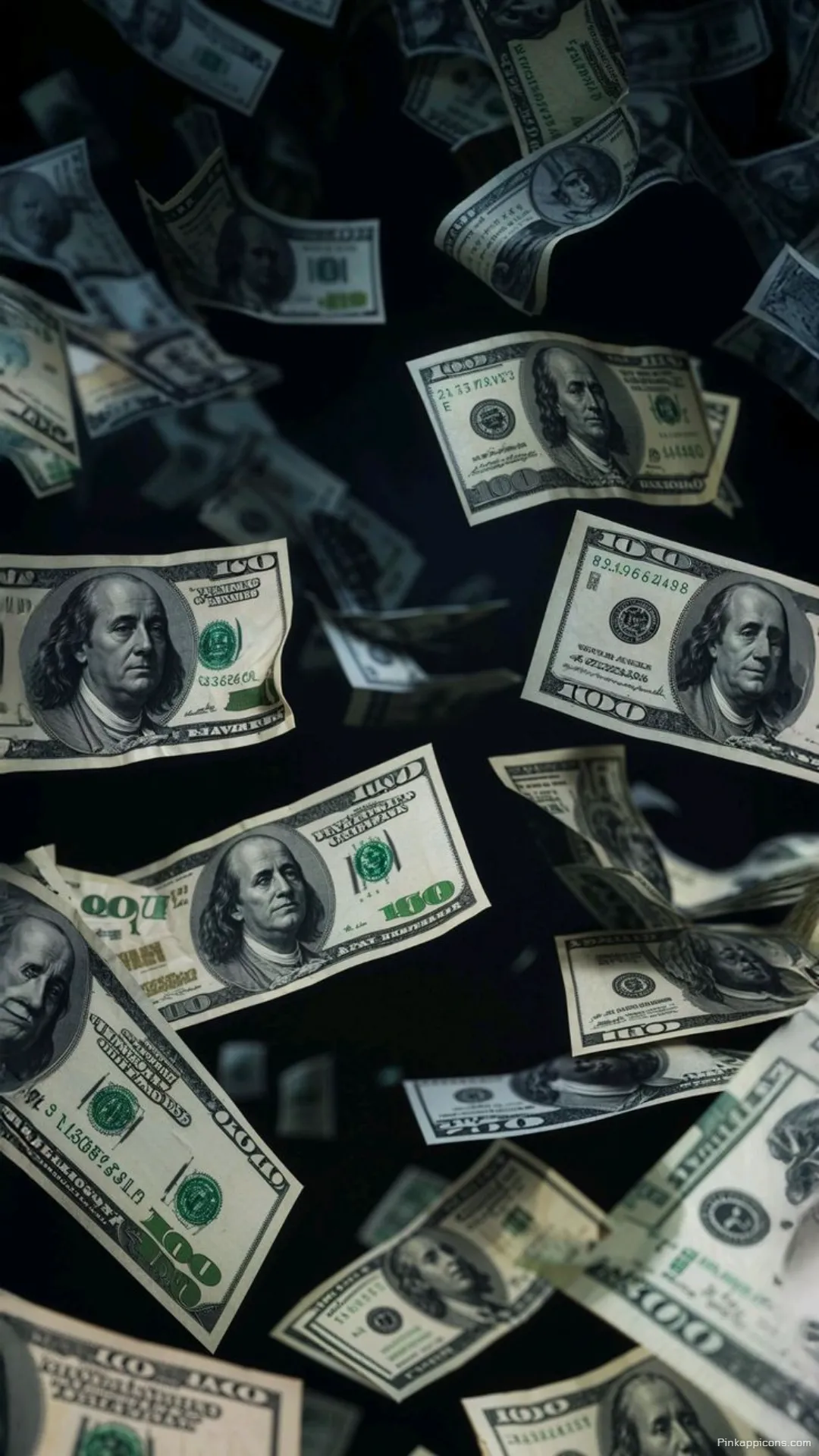 Falling Money Wallpaper for Phone Hundreds of Dollar Bills Falling Money Wallpaper for Phone Hundreds of Dollar Bills