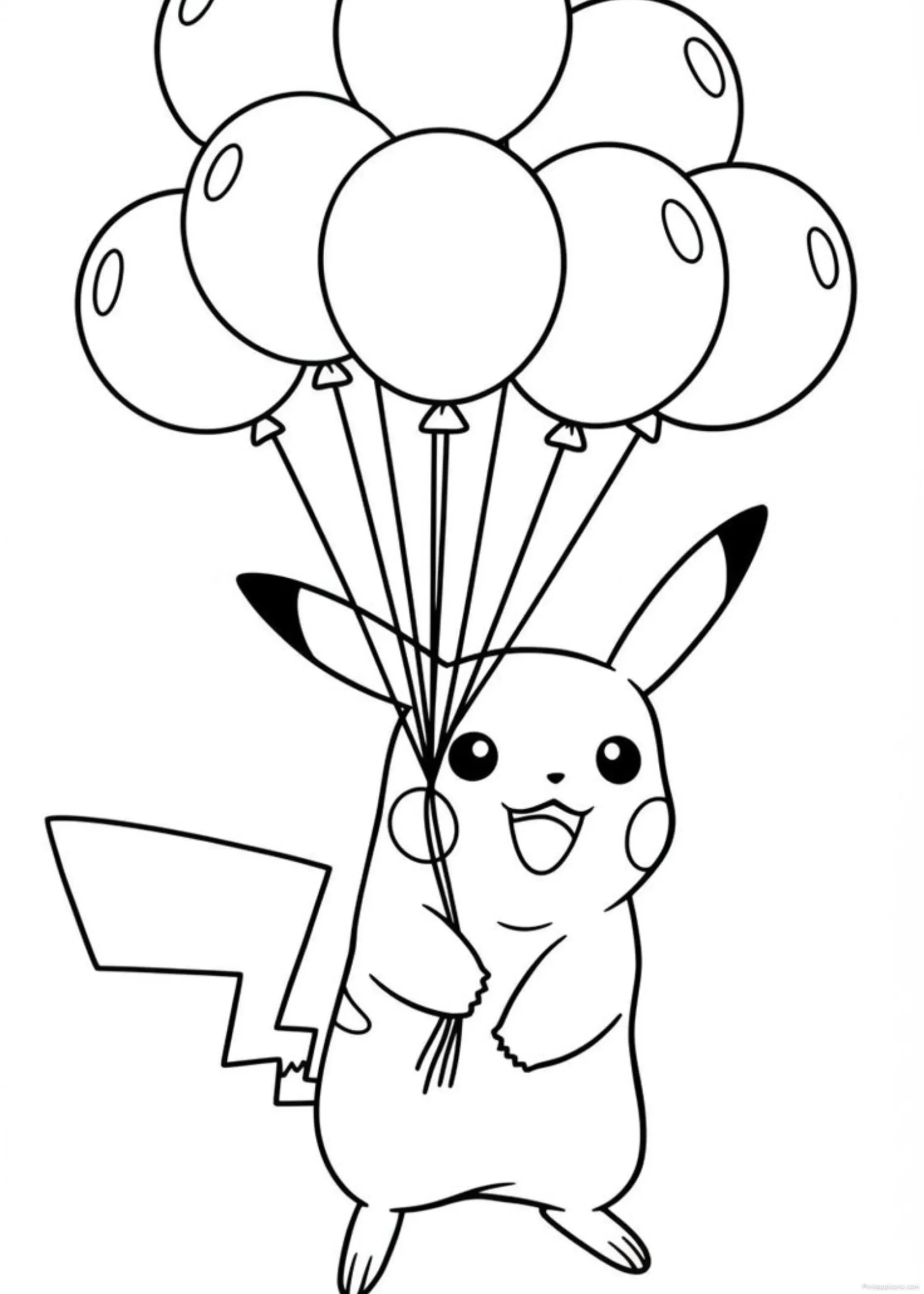 Flying Pikachu Drawing Ideas with Balloons scaled Flying Pikachu Drawing Ideas with Balloons