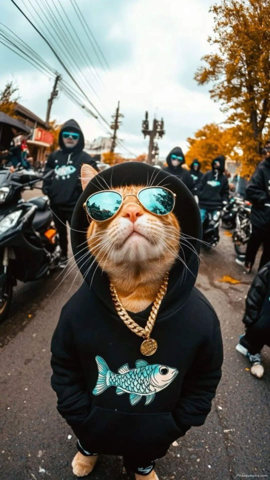 Funny Cat with Sunglasses Wallpaper Mobile Phone Background Funny Cat with Sunglasses Wallpaper – Mobile Phone Background