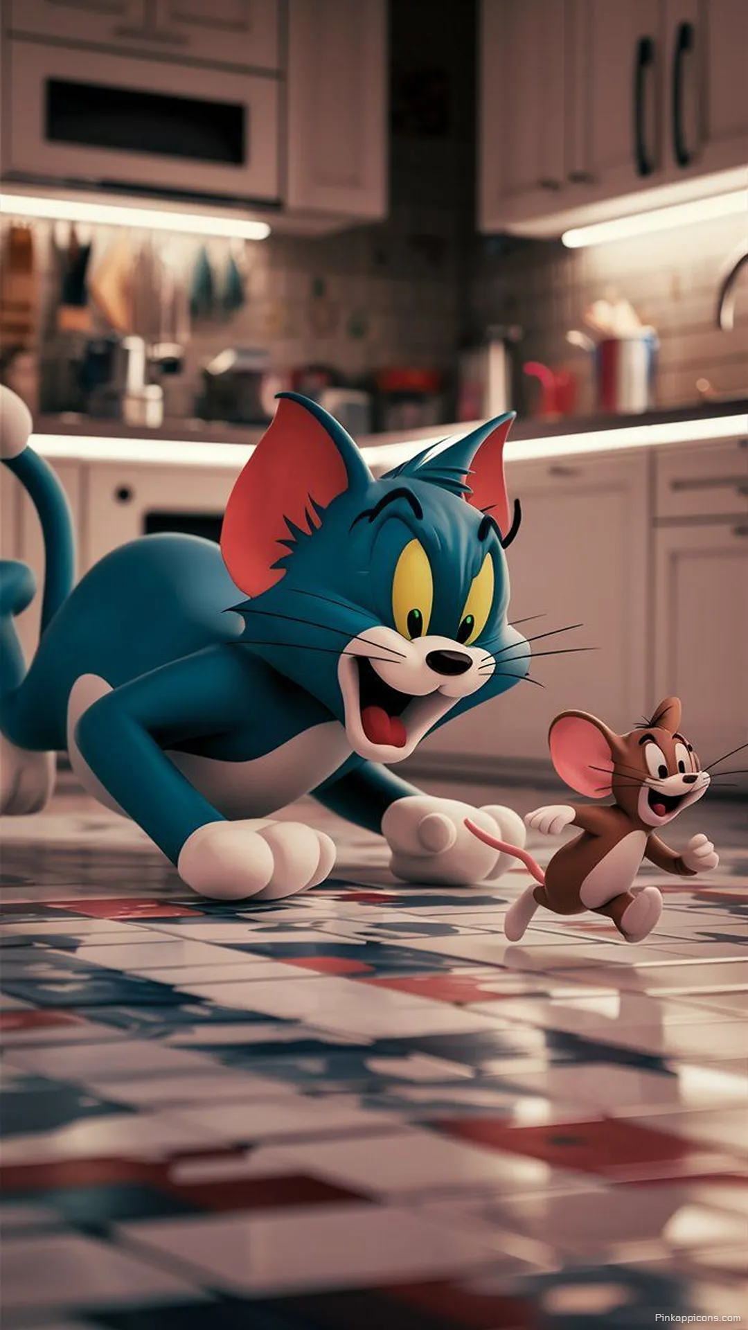 Funny Tom and Jerry HD Wallpaper Cartoon Kitchen Phone Wallpaper Art Funny Tom and Jerry HD Wallpaper Cartoon Kitchen Phone Wallpaper Art