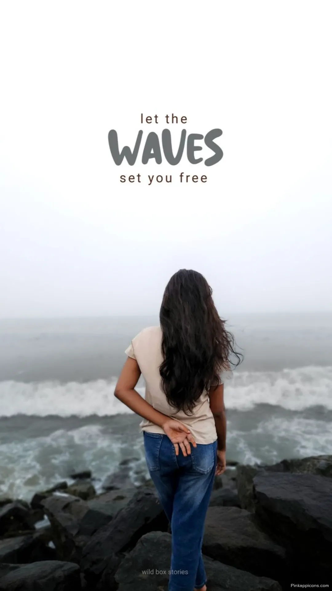 Girl Overlooking a Moody Ocean Contemplative Beach Story Ideas for Instagram Girl Overlooking a Moody Ocean Contemplative Beach Story Ideas for Instagram.