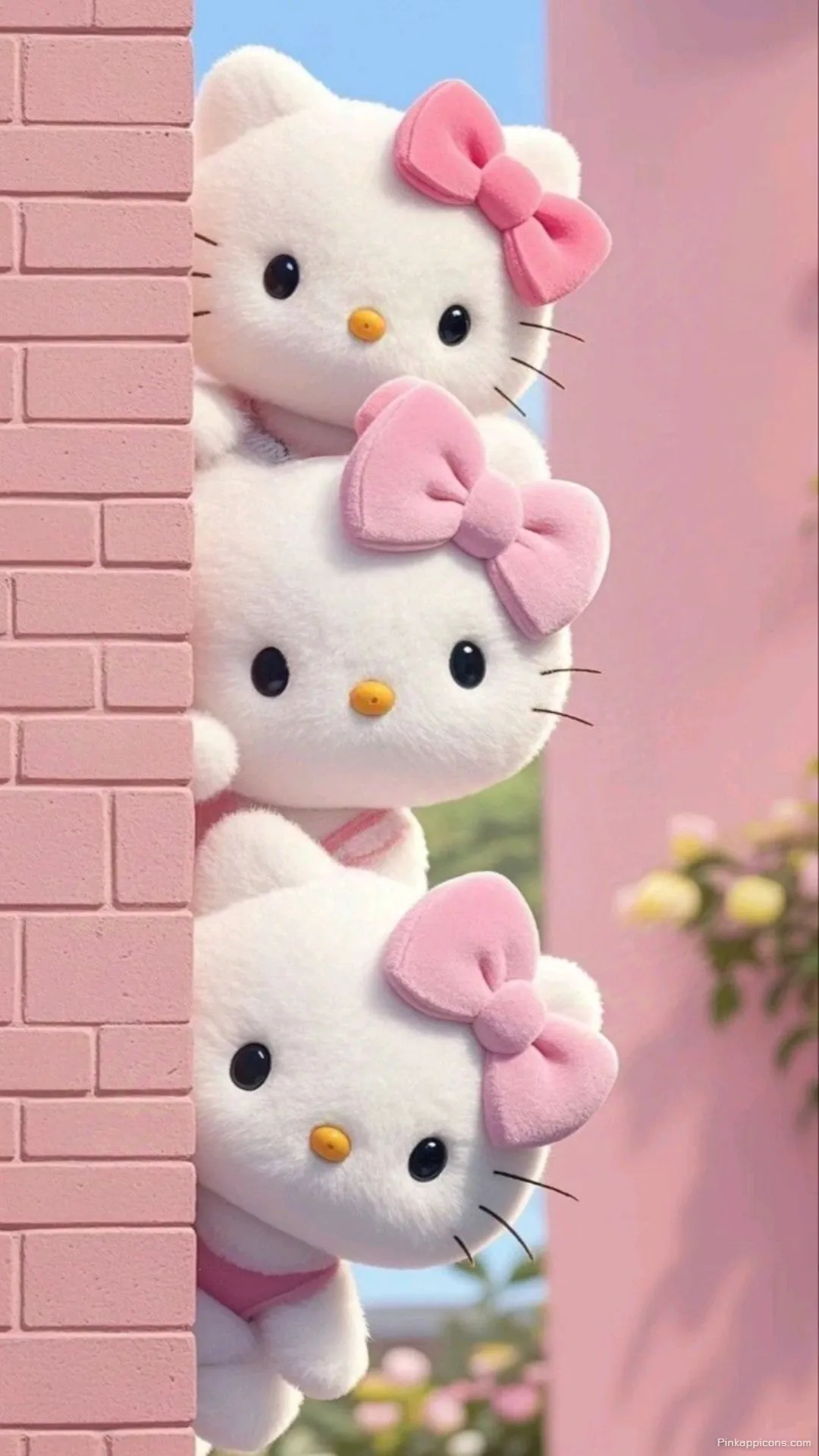 Girls Wallpaper HD Adorable Hello Kitty Dolls on a Pink Background Phone Wallpaper Girls Wallpaper HD Adorable Hello Kitty Dolls on a Pink Background Phone Wallpaper