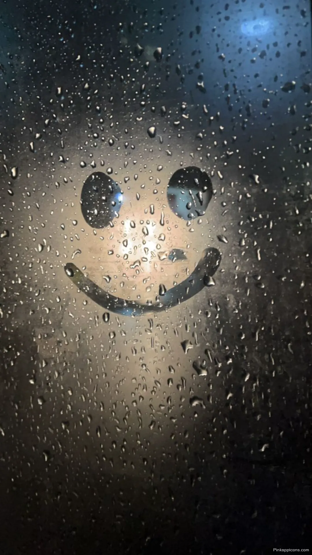 Girls Wallpaper HD Serene Smiley Face on a Wet Glass Window Phone Wallpaper Girls Wallpaper HD Serene Smiley Face on a Wet Glass Window Phone Wallpaper
