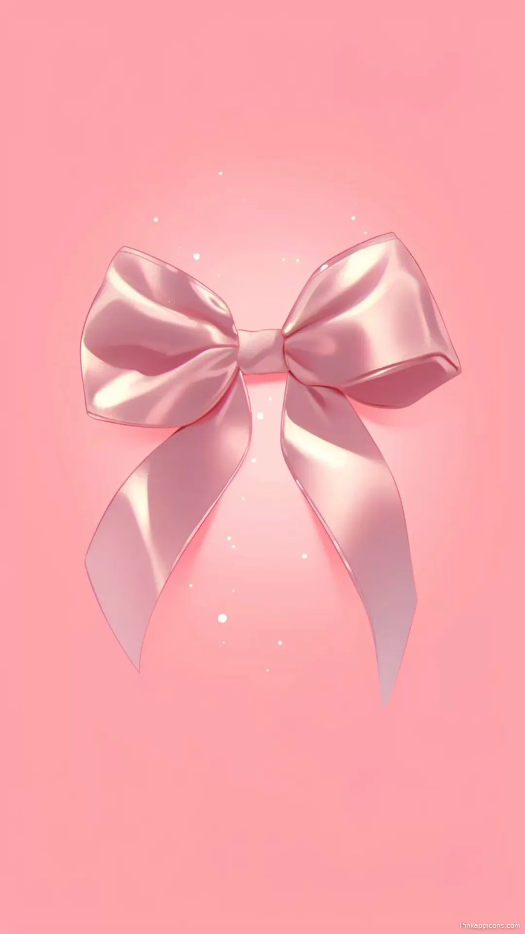 Glossy Pink Bow Wallpaper Shimmering Ribbon Phone Background Glossy Pink Bow Wallpaper Shimmering Ribbon Phone Background