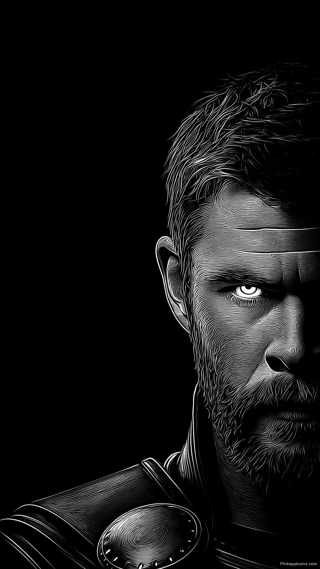 Glowing Eyes Dark Aesthetic Wallpaper Intense Black and White Portrait for Phone Glowing Eyes Dark Aesthetic Wallpaper Intense Black and White Portrait for Phone.