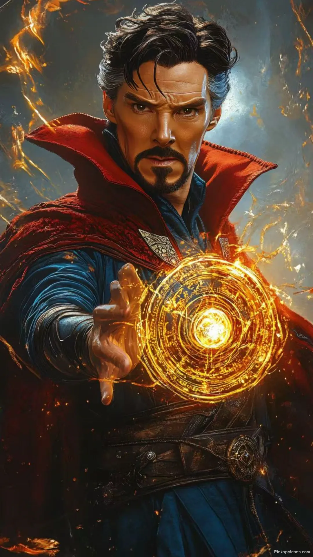 Glowing Spell Doctor Strange Marvel Wallpaper for Mobile Glowing Spell Doctor Strange Marvel Wallpaper for Mobile.