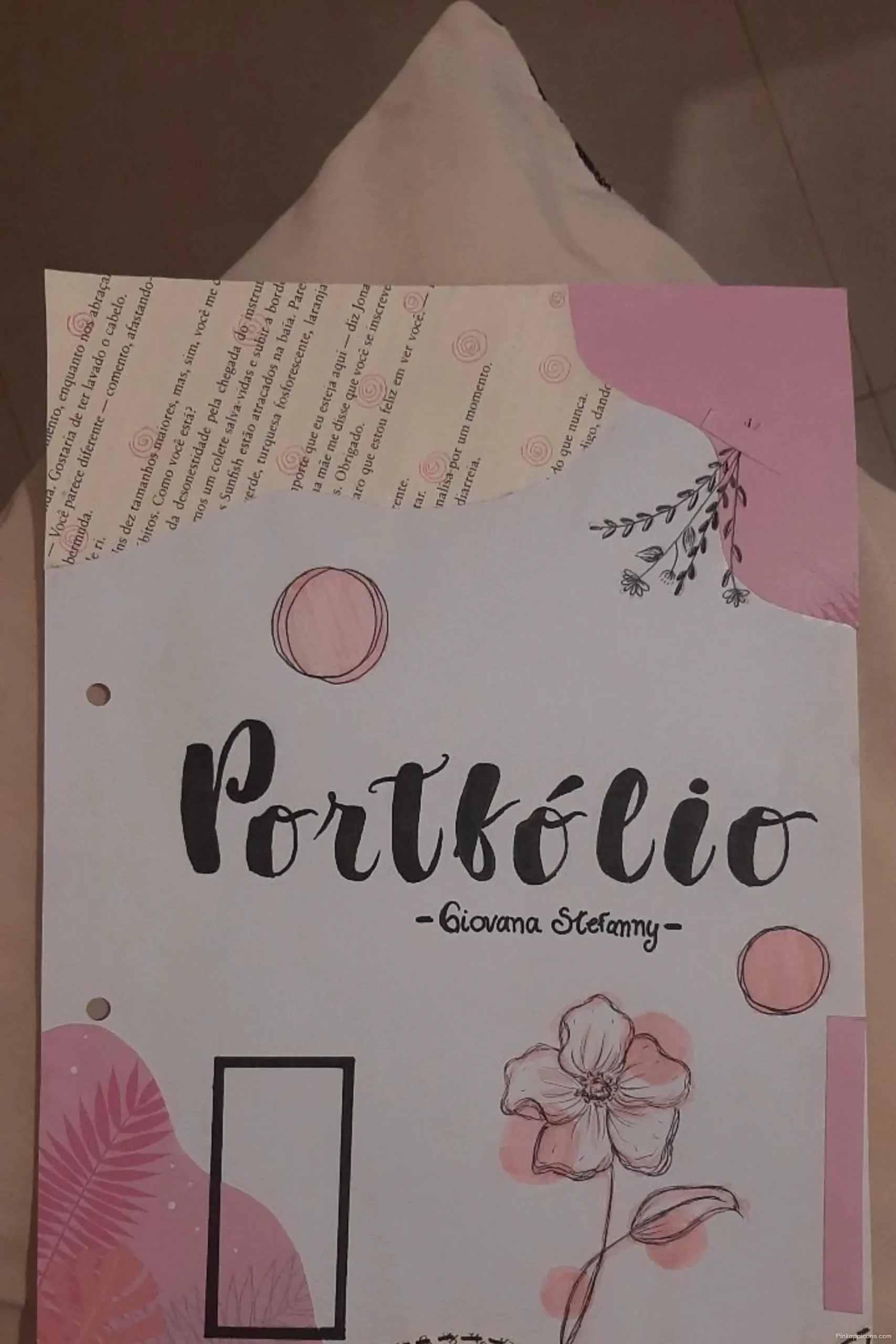 Handmade Portfolio School Project Front Page Design Sample Calligraphy Doodle Ideas scaled Handmade Portfolio School Project Front Page Design Sample Calligraphy & Doodle Ideas