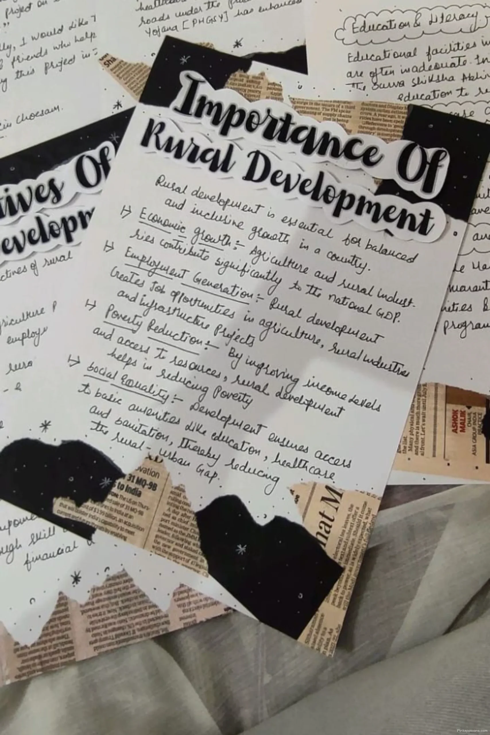 Handmade Rural Development School Project Front Page Design Sample Creative Ideas scaled Handmade Rural Development School Project Front Page Design Sample Creative Ideas