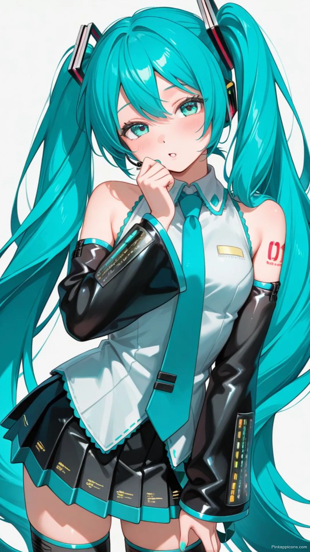 Hatsune Miku Classic Outfit Wallpaper Adorable Vocaloid Phone Background Hatsune Miku Classic Outfit Wallpaper Adorable Vocaloid Phone Background
