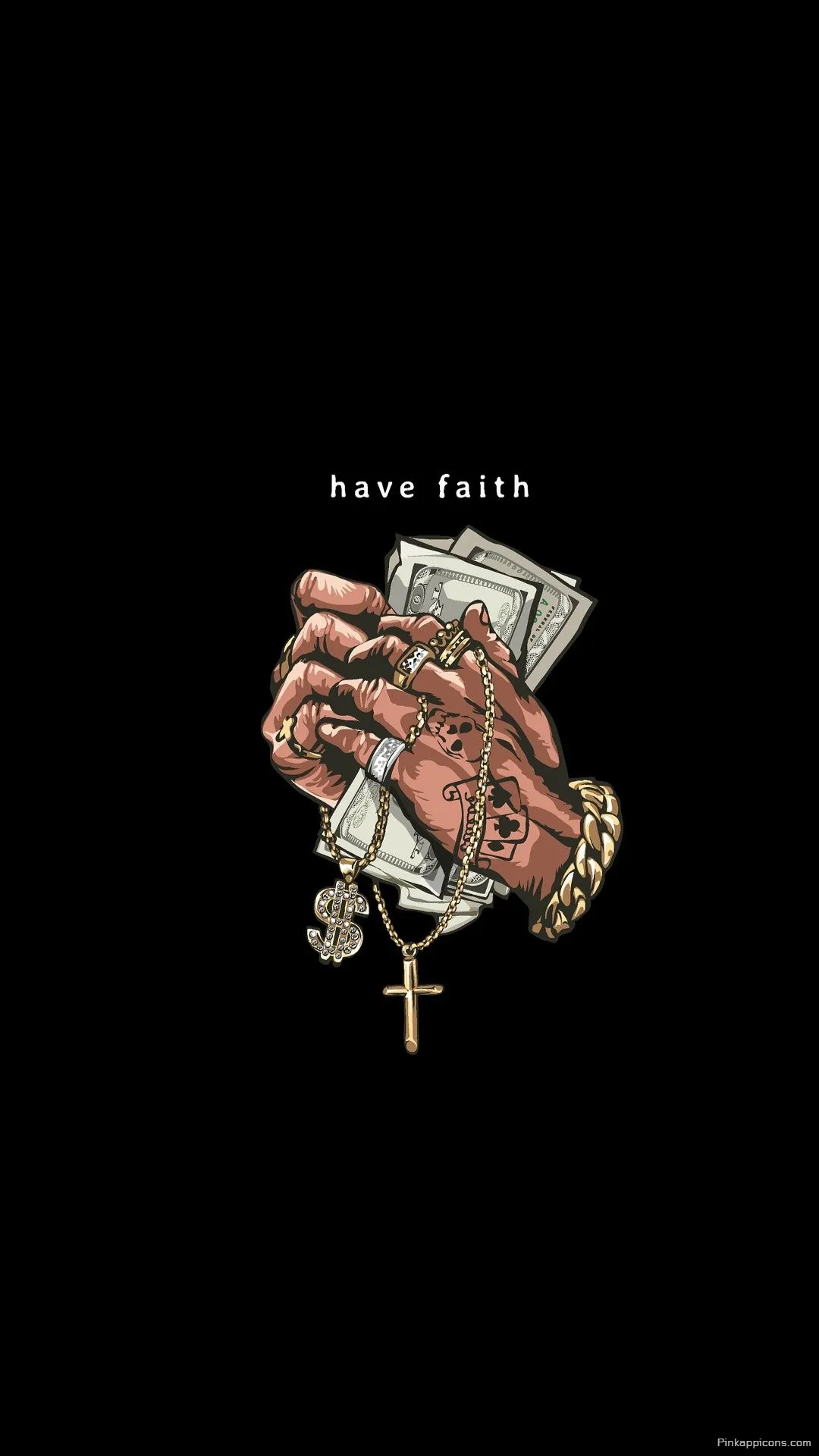Have Faith Money Wallpaper for Phone An Artistic Design Have Faith Money Wallpaper for Phone An Artistic Design