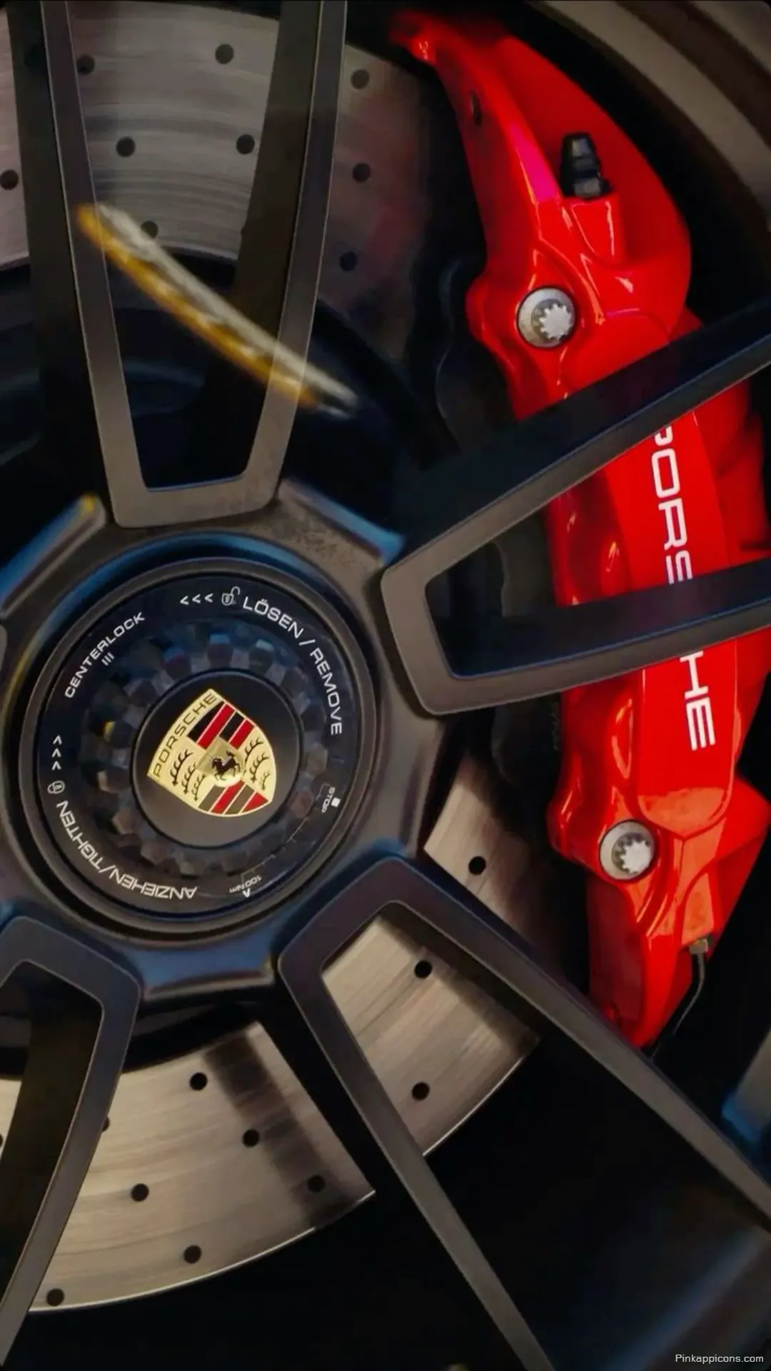 High Performance Porsche Center Lock Wheel and Red Caliper An Epic Porche Wallpaper for you High-Performance Porsche Center Lock Wheel and Red Caliper An Epic Porche Wallpaper for you