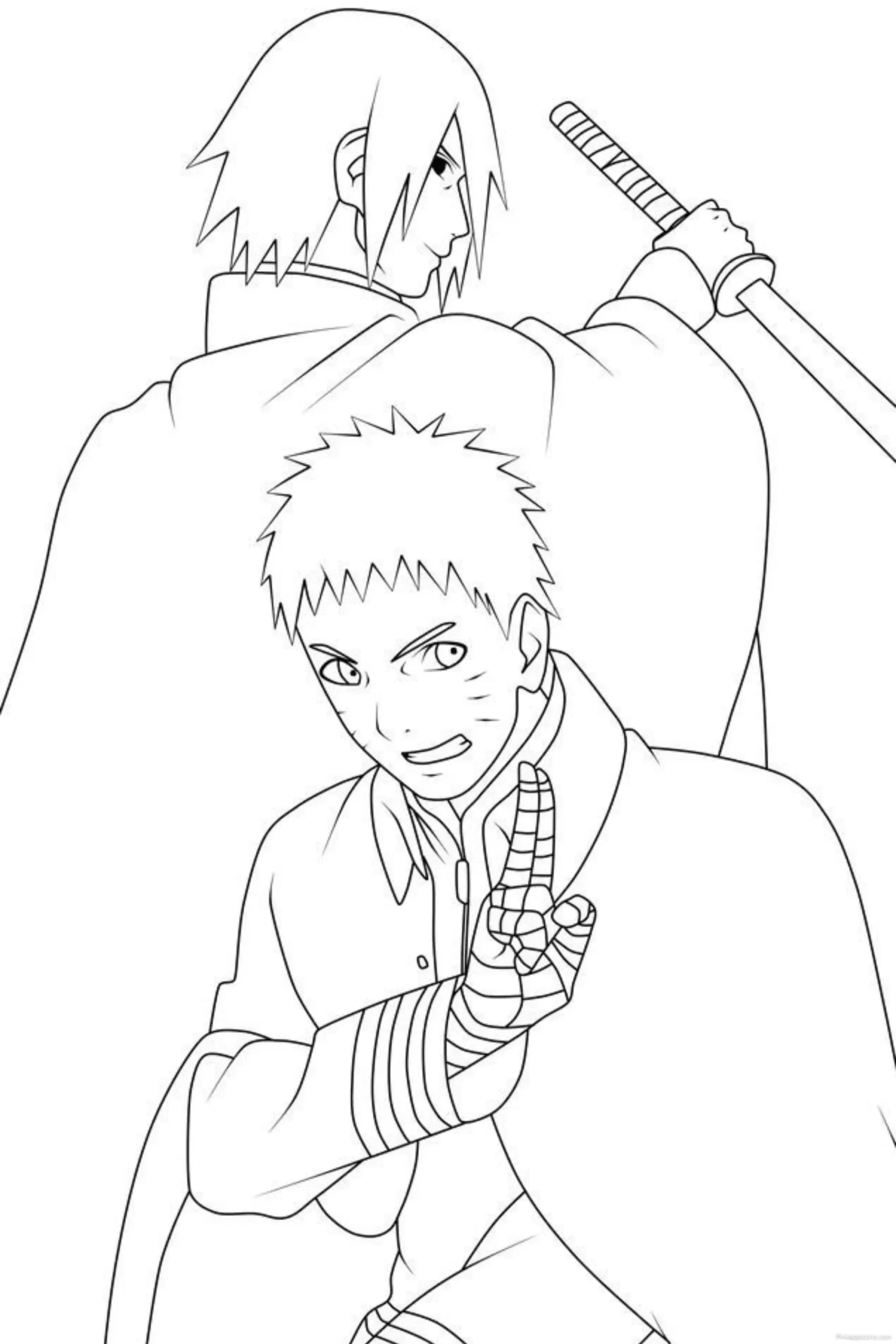 Hokage and His Shadow A Powerful Naruto and Sasuke Stance for Your Next Anime Drawing scaled Hokage and His Shadow A Powerful Naruto and Sasuke Stance for Your Next Anime Drawing.