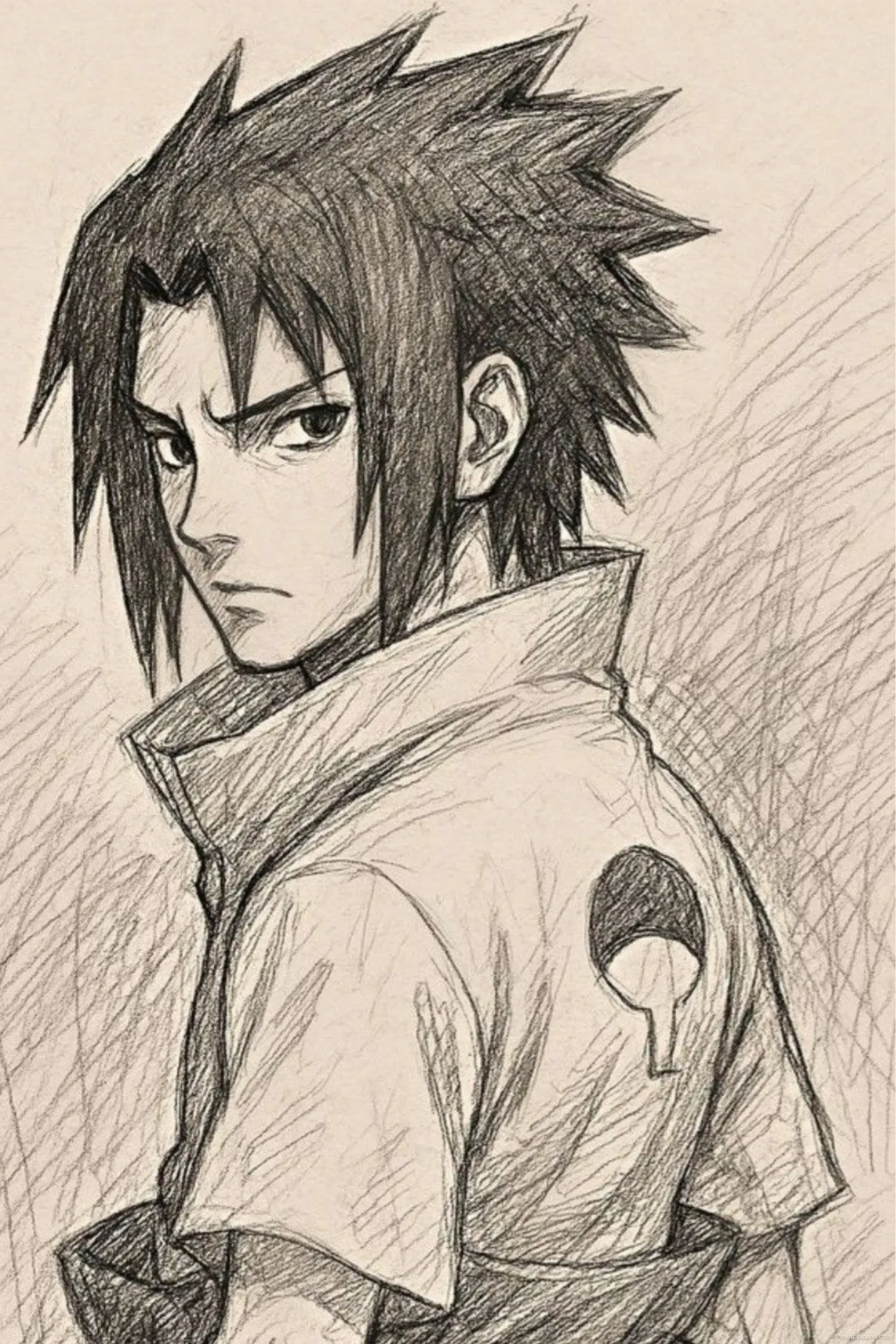 Iconic Naruto Character Sketch Recreate this Powerful Sasuke Anime Drawing scaled Iconic Naruto Character Sketch Recreate this Powerful Sasuke Anime Drawing.