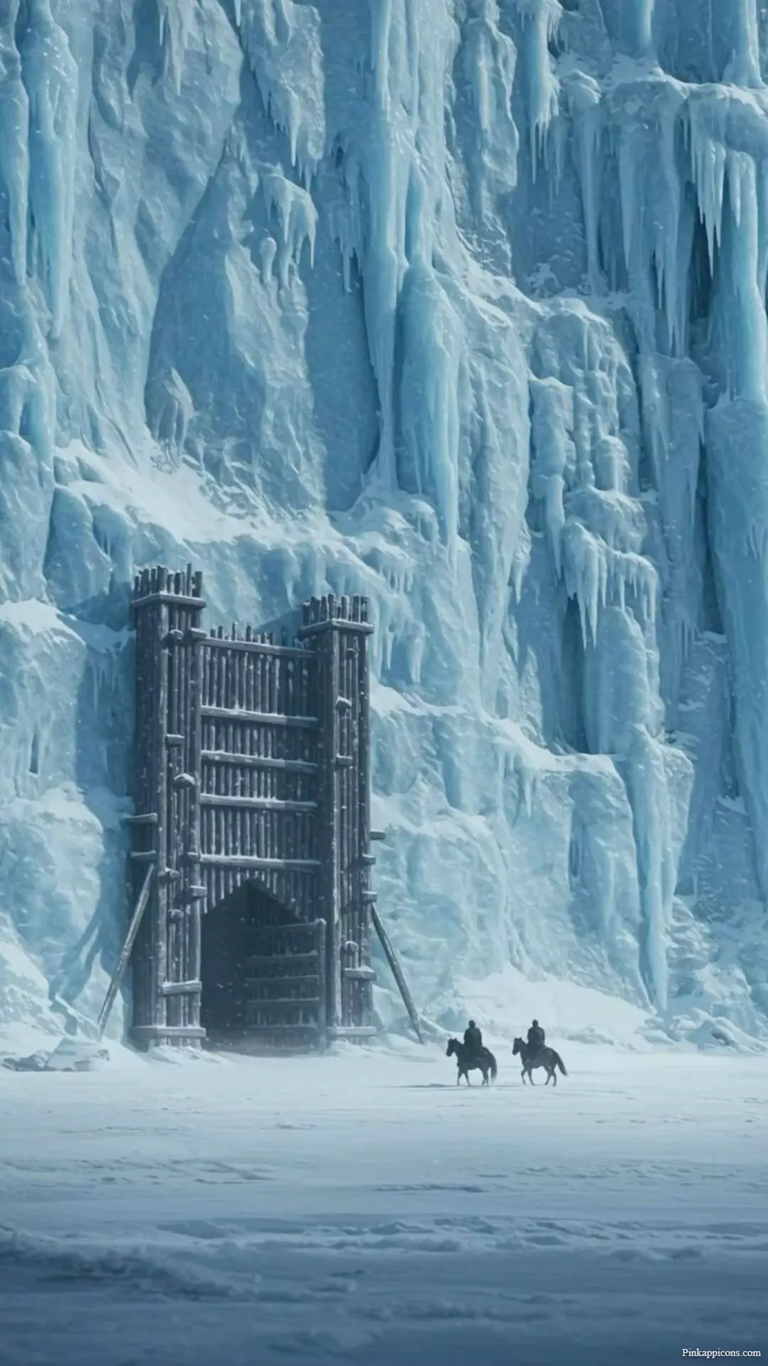 Journey Beyond The Wall Snowy Scene Game of Thrones Wallpaper for Phone Journey Beyond The Wall Snowy Scene Game of Thrones Wallpaper for Phone.