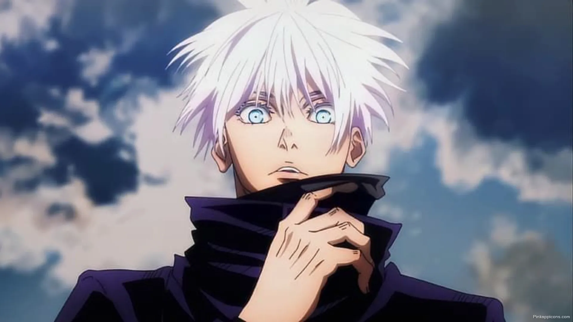 Jujutsu Kaisen Gojo Anime Wallpaper for Laptop Powerful Sorcerer with White Hair for Mobile Display Jujutsu Kaisen Gojo Anime Wallpaper for Laptop – Powerful Sorcerer with White Hair for Mobile Display